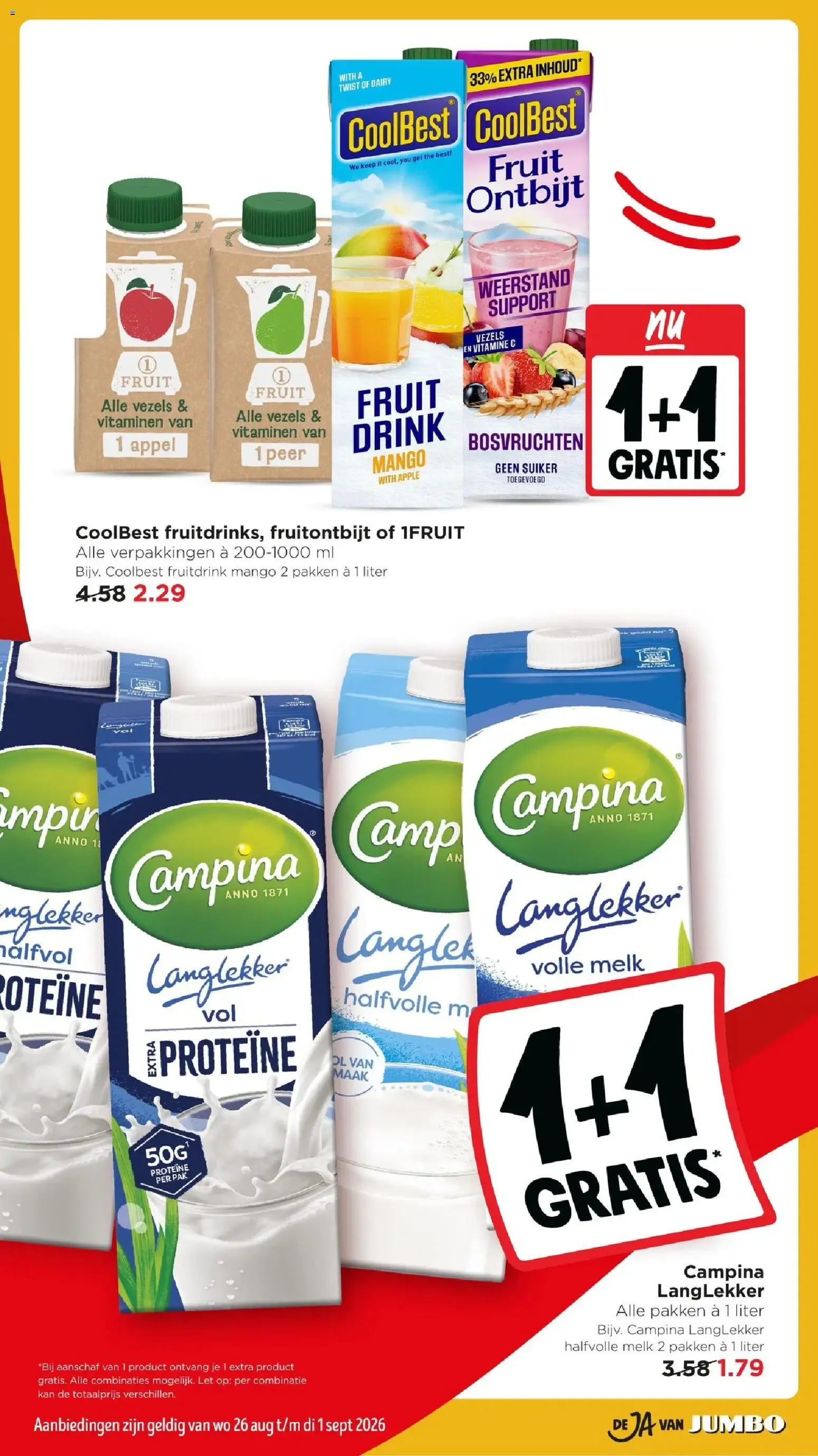 Jumbo: Prijzenstorm - Aanbiedingen die zo de winkel uitvliegen van 26 augustus tot 1 september 2026 - Folder pagina 3