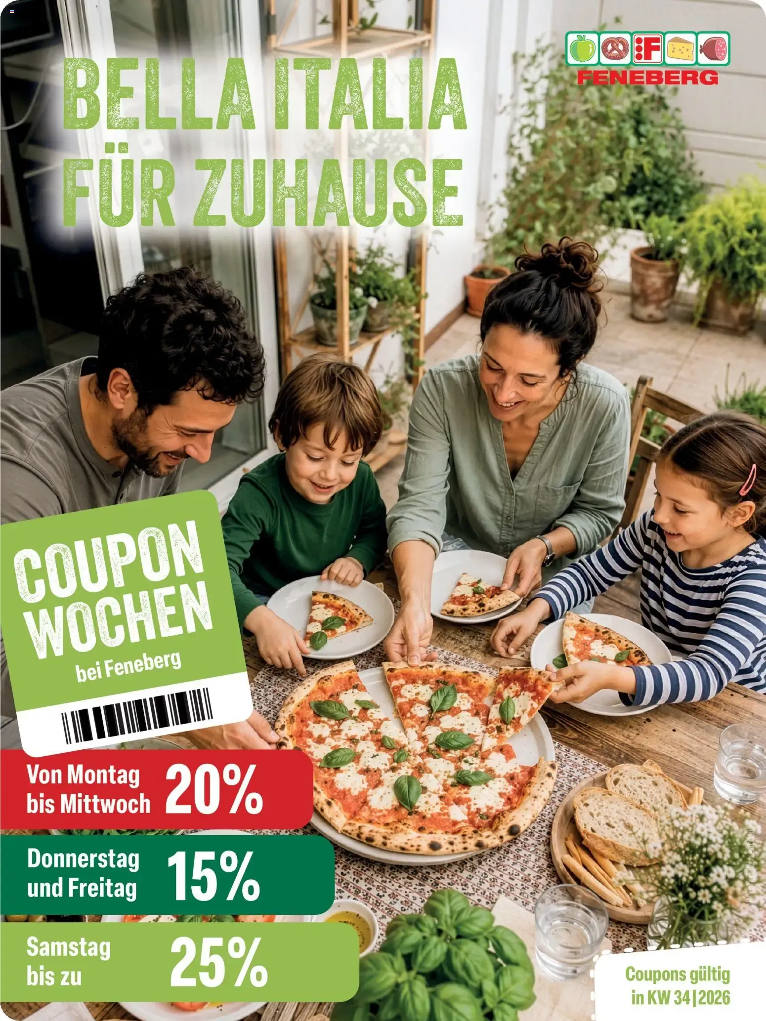 Coupon Wochen bei Feneberg von 17. August bis 23. August 2026 - Prospekt seite 1