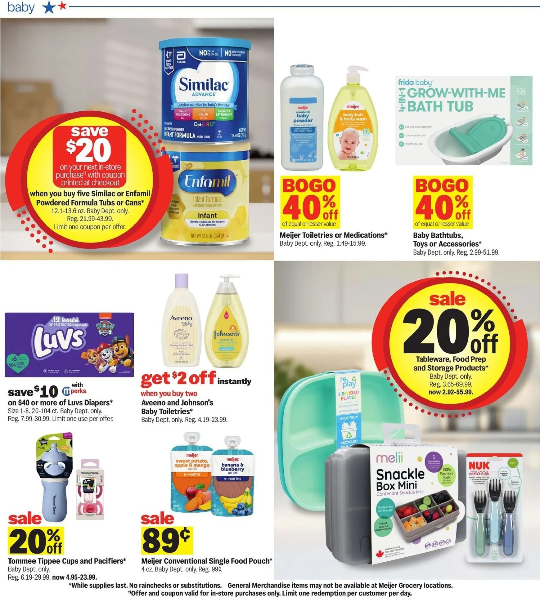 Weekly ad Current Meijer leaflet valid from Wednesday 07/29/2026 to Tuesday 08/04/2026 from July 29 to August 4 2026 - Page 35