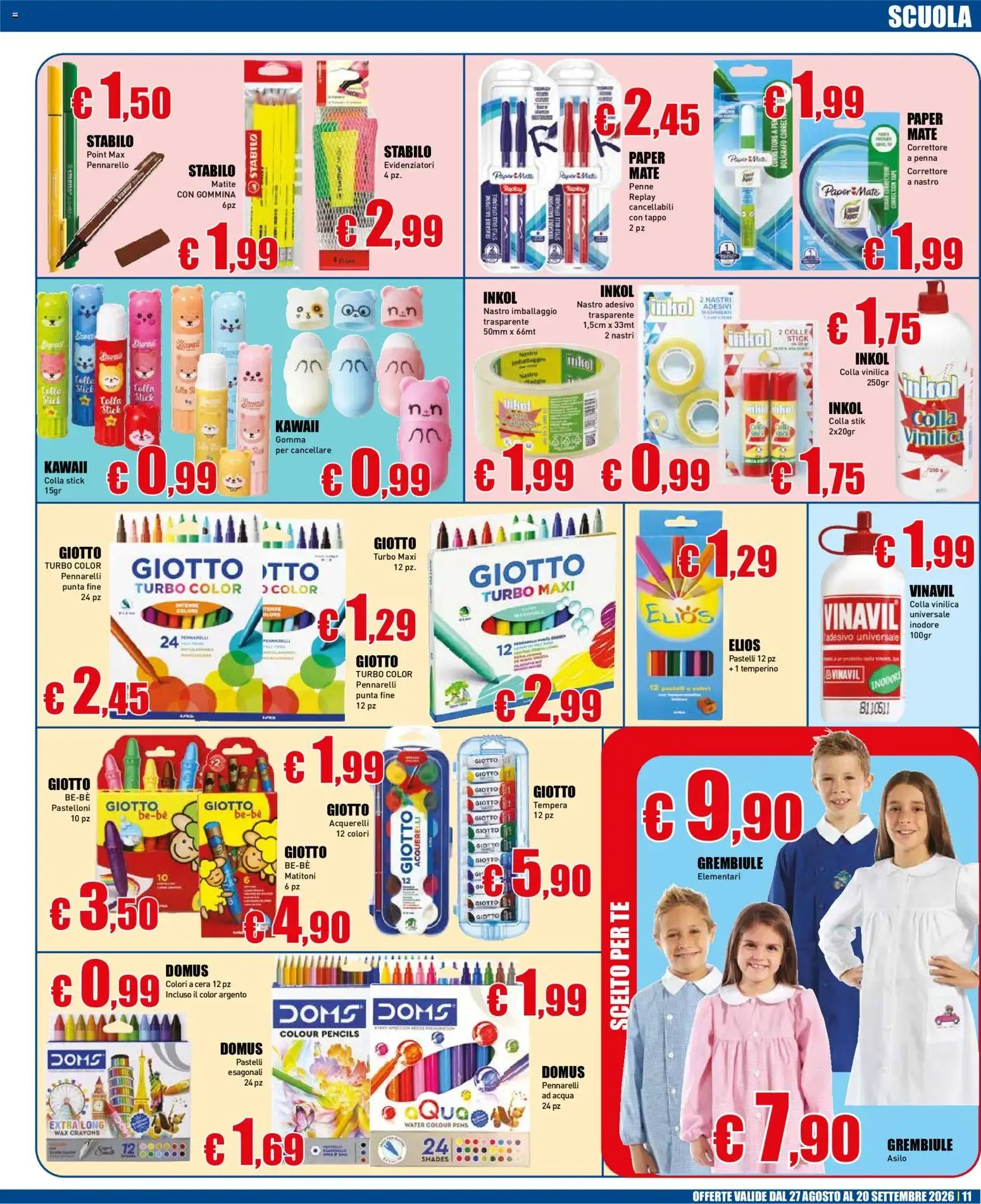 LA SCUOLA DEL RISPARMIO Casalandia da 27 agosto a 20 settembre di 2026 - Pagina del volantino 11