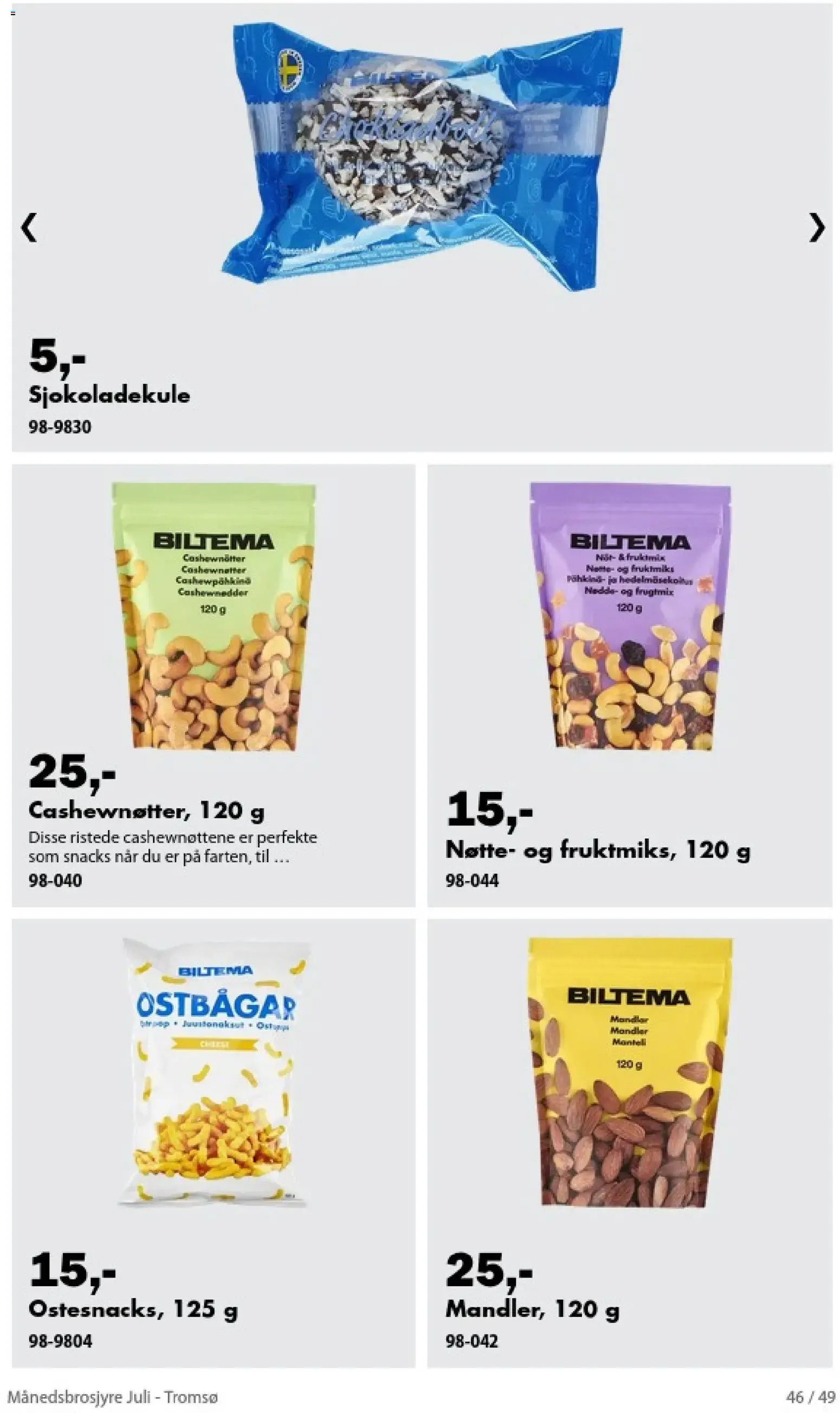 Biltema Månedsbrosjyre Juli - National (01/07/2026 - 30/07/2026) - Kundeavis og tilbud fra 1. juli til 30. juli 2026 - kundeavisside 46