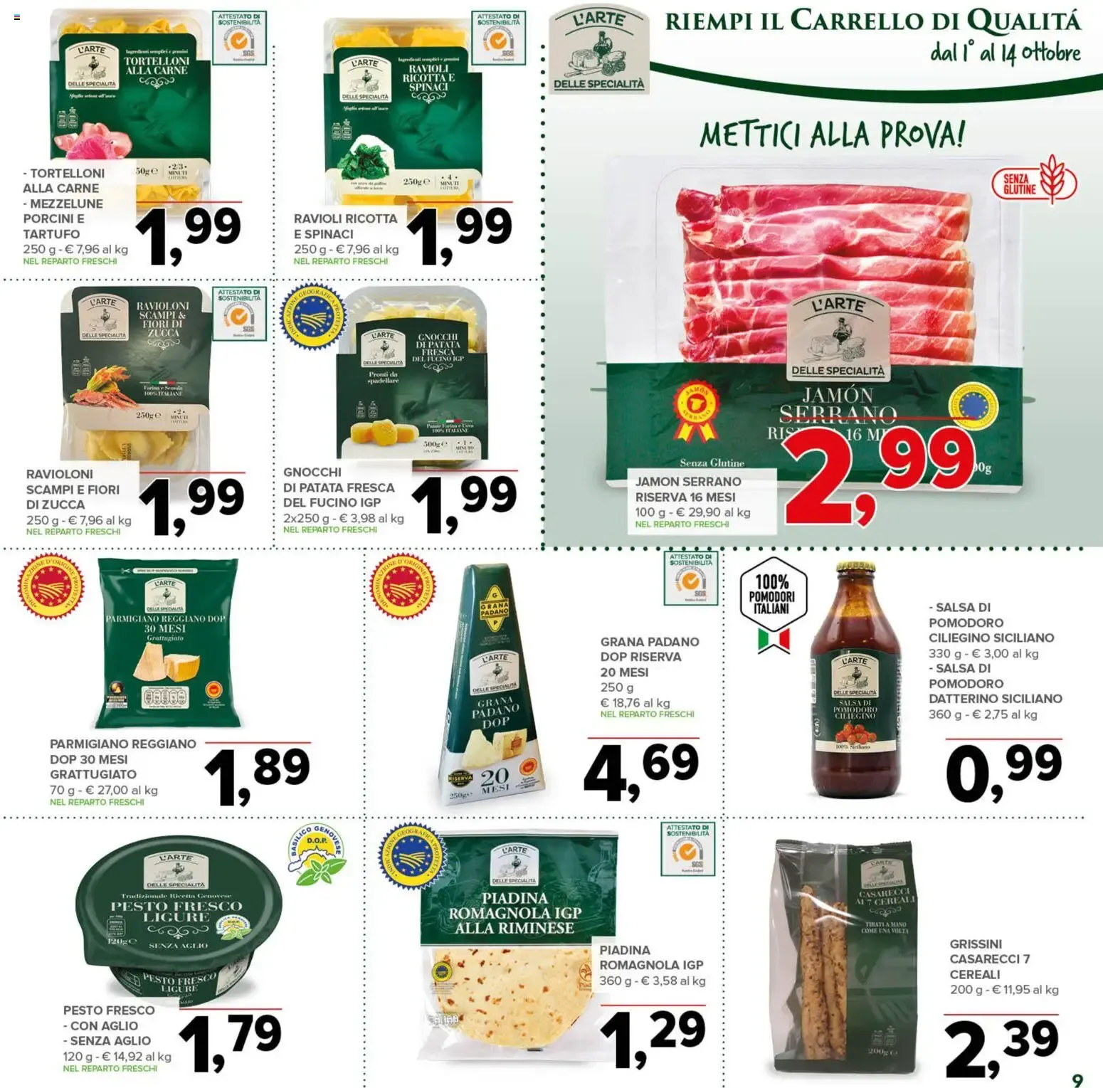 Todis: Offerte dal 1 al 14 Ottobre da 1 ottobre a 14 ottobre di 2026 - Pagina del volantino 9