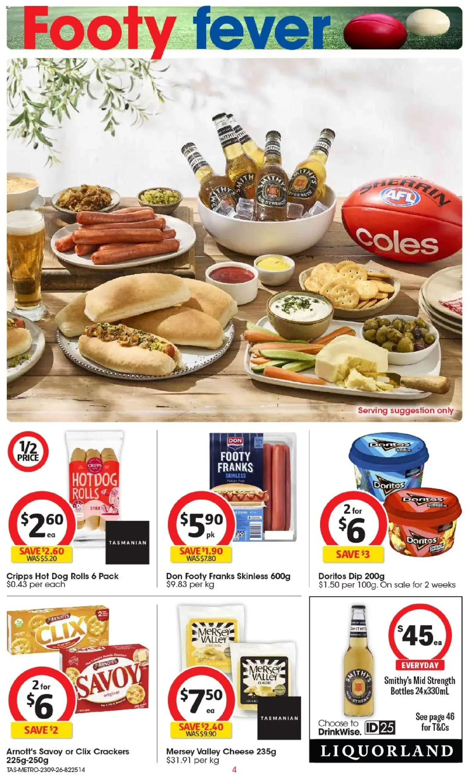 Coles - Footy fever - Catalogue valid from 23 September to 29 September 2026 - page 4