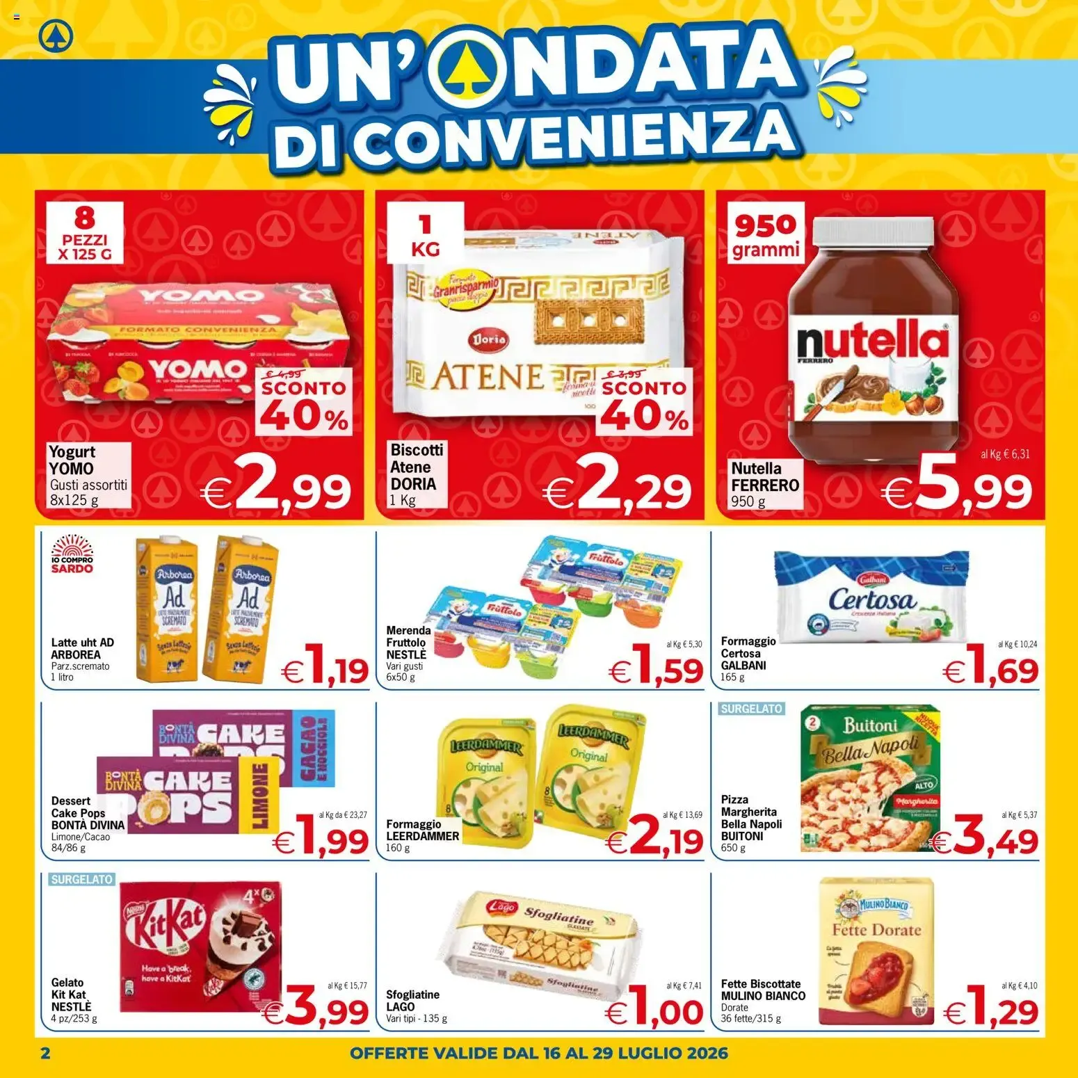 UN'ONDATA DI CONVENIENZA da 16 luglio a 29 luglio di 2026 - Pagina del volantino 2