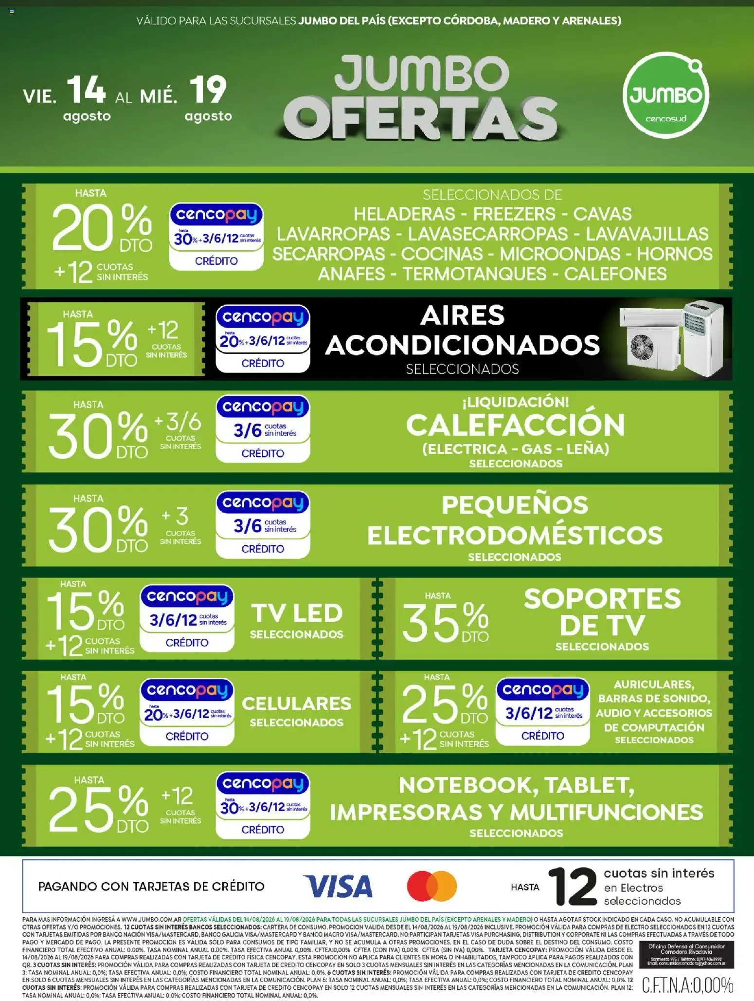 Ofertas de Jumbo - Ofertas | Electro y Hogar del 14/08/2026 - 19/08/2026 14 de agosto al 19 de agosto 2026 - Página 1 del catálogo