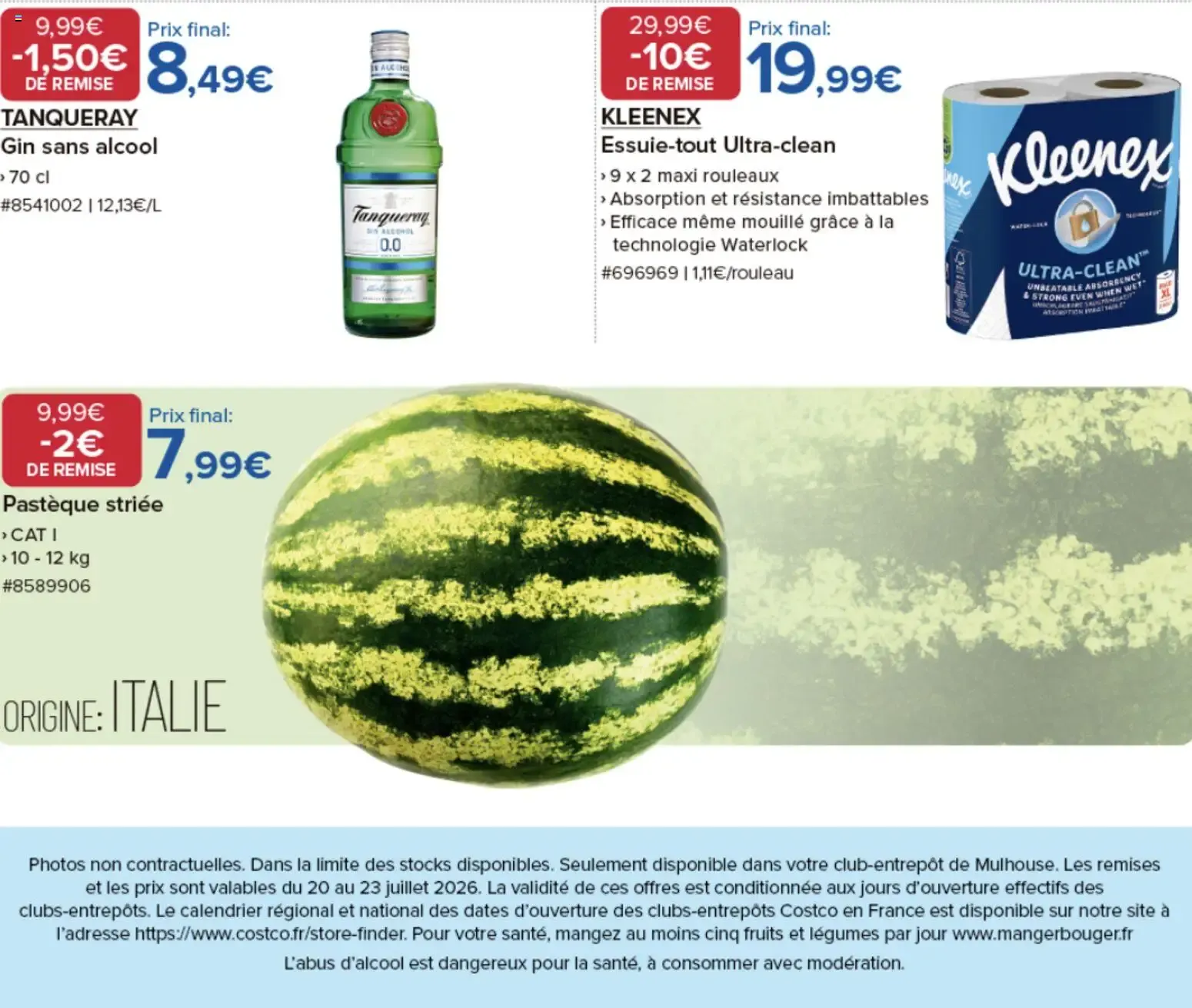 Costco 4 jours d'offres à partir du 20/07/2026 - promo en ligne du 20 juillet au 23 juillet 2026 - Catalogue page 2
