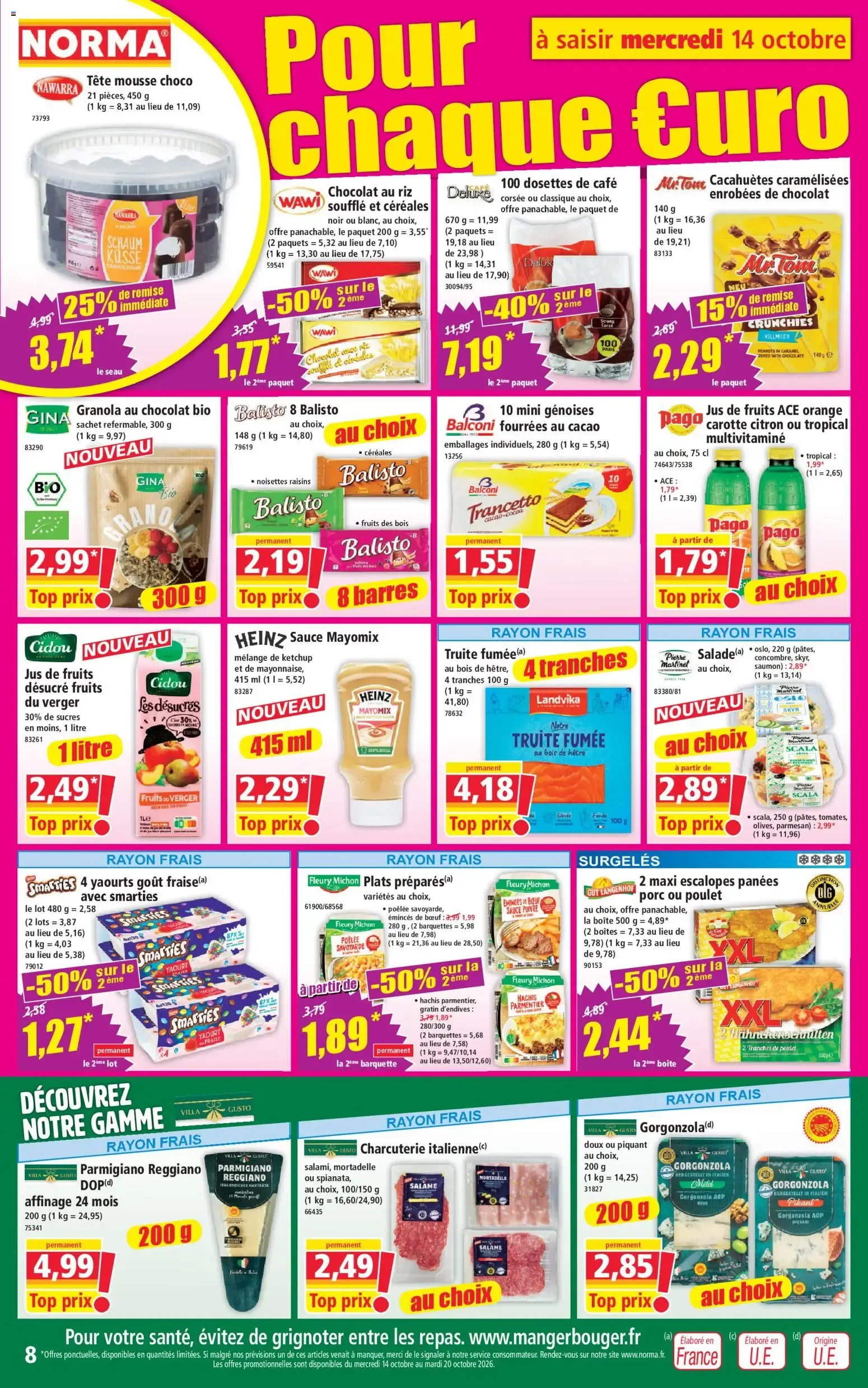 Norma Votre Discounter Régional du 14 octobre au 20 octobre 2026 - Catalogue page 8