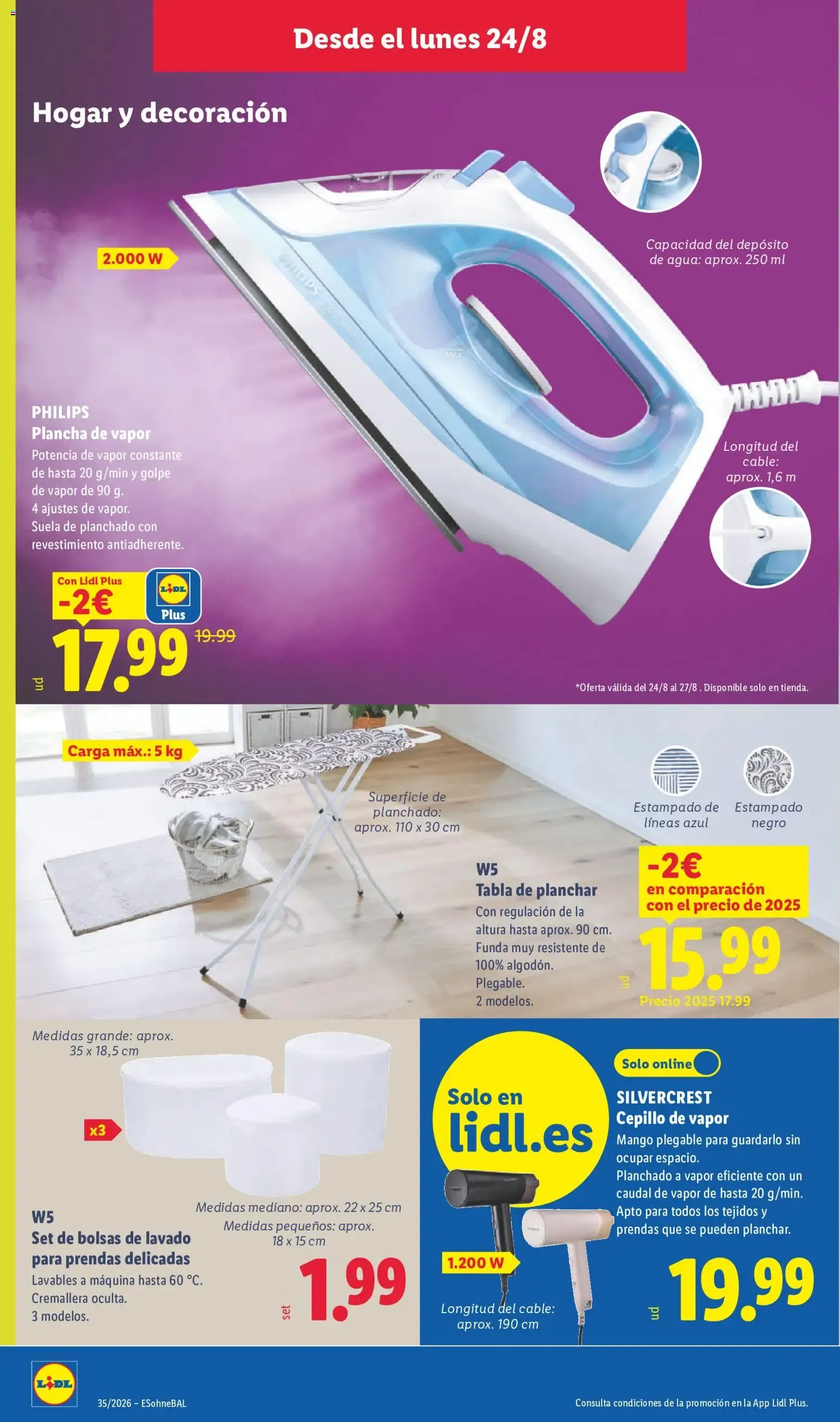 Catálogo de Lidl folleto de bazar del 24/08/2026 | Ofertas 24 de agosto al 30 de agosto 2026 - Página 12