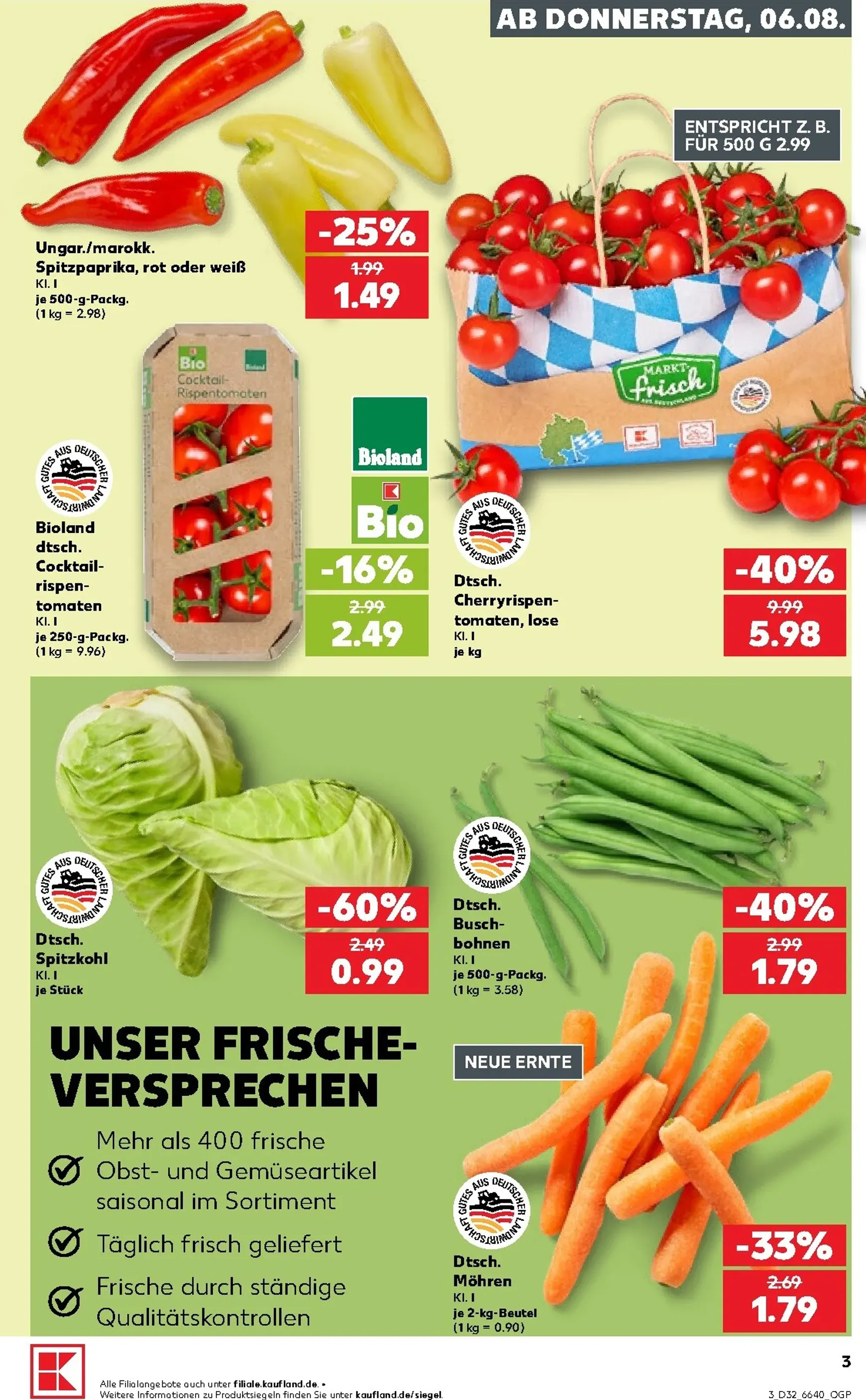 Kaufland Prospekt nächste Woche – von Donnerstag 06.08.2026 bis Mittwoch 12.08.2026 von 6. August bis 12. August 2026 - Prospekt seite 3
