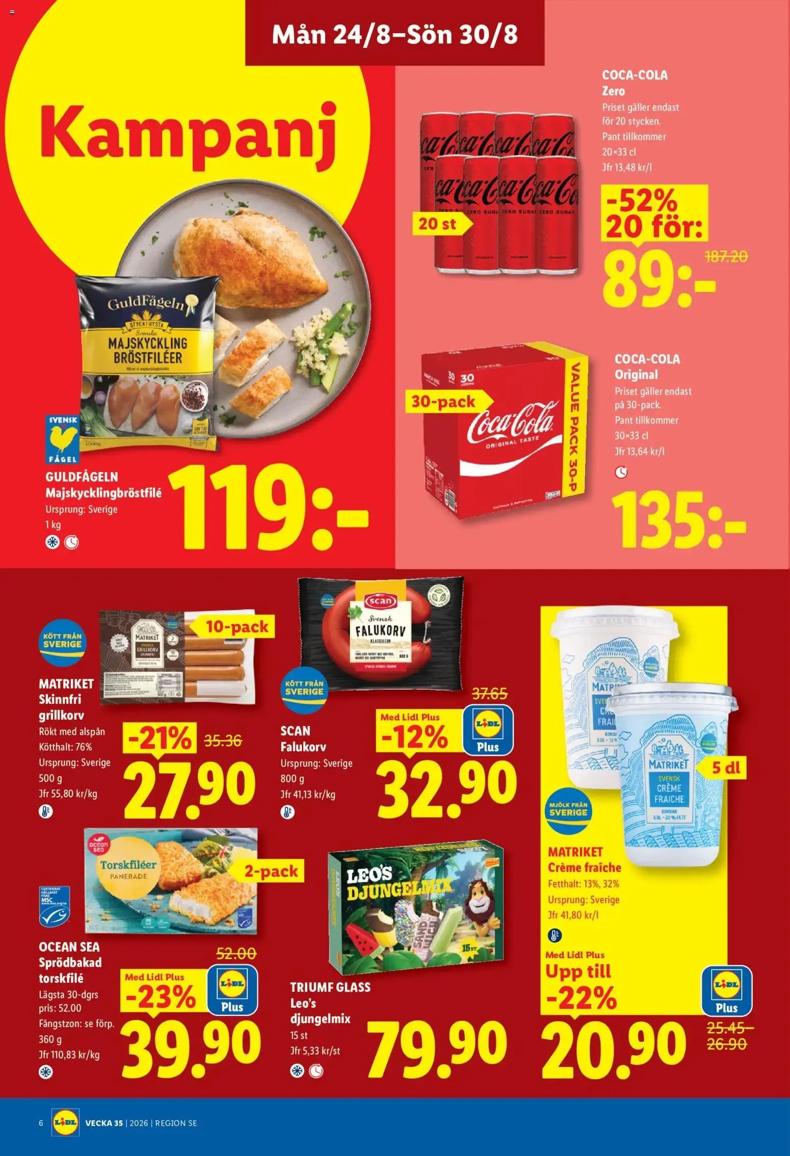 Lidl erbjudanden från 24/08/2026 - 30/08/2026 > Reklamblad nuvarande rabatter från 24 augusti till 30 augusti 2026 - Reklamblad sidor 6