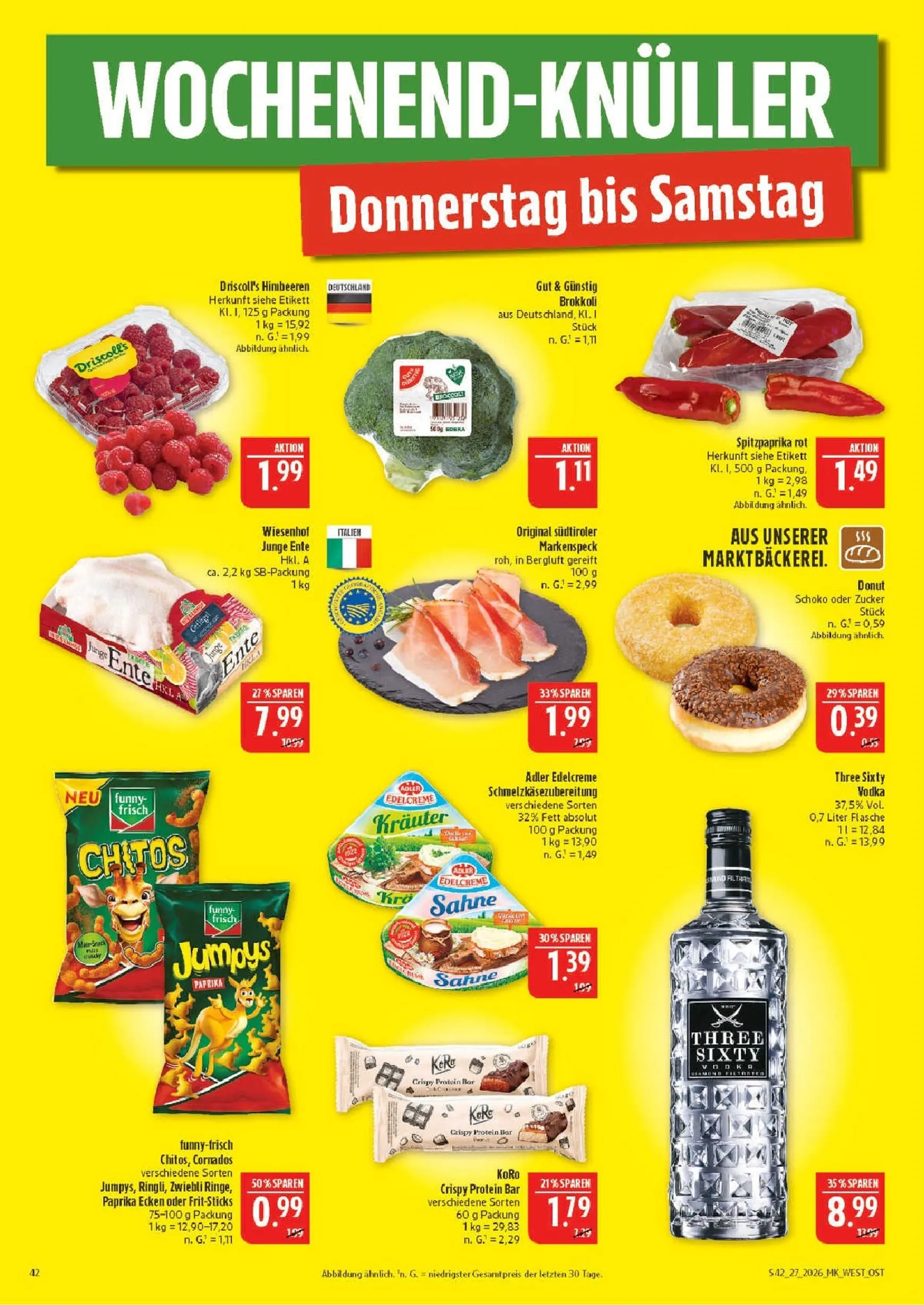 Marktkauf Prospekt nächste Woche – von Montag 29.06.2026 bis Samstag 04.07.2026 von 29. Juni bis 4. Juli 2026 - Prospekt seite 42