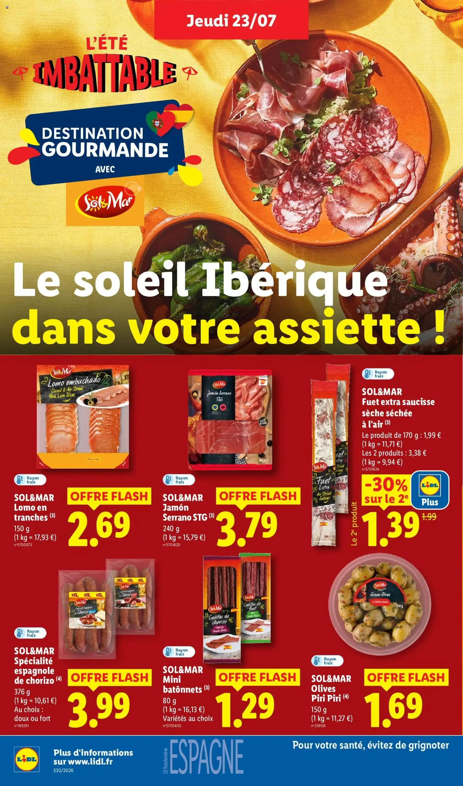 Catalogue LIDL du 23/07/2026 | Promo prospectus en ligne du 23 juillet au 29 juillet 2026 - Catalogue page 22