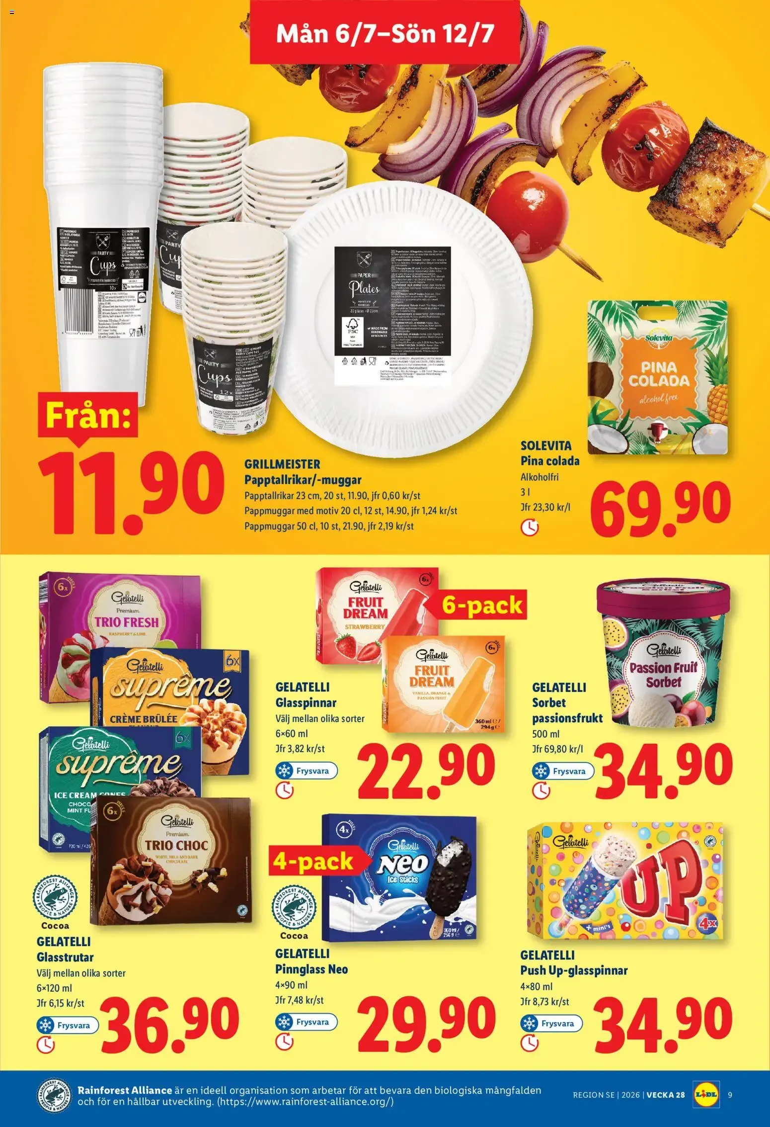 Lidl erbjudanden från 06/07/2026 - 12/07/2026 > Reklamblad nuvarande rabatter från 6 juli till 12 juli 2026 - Reklamblad sidor 9