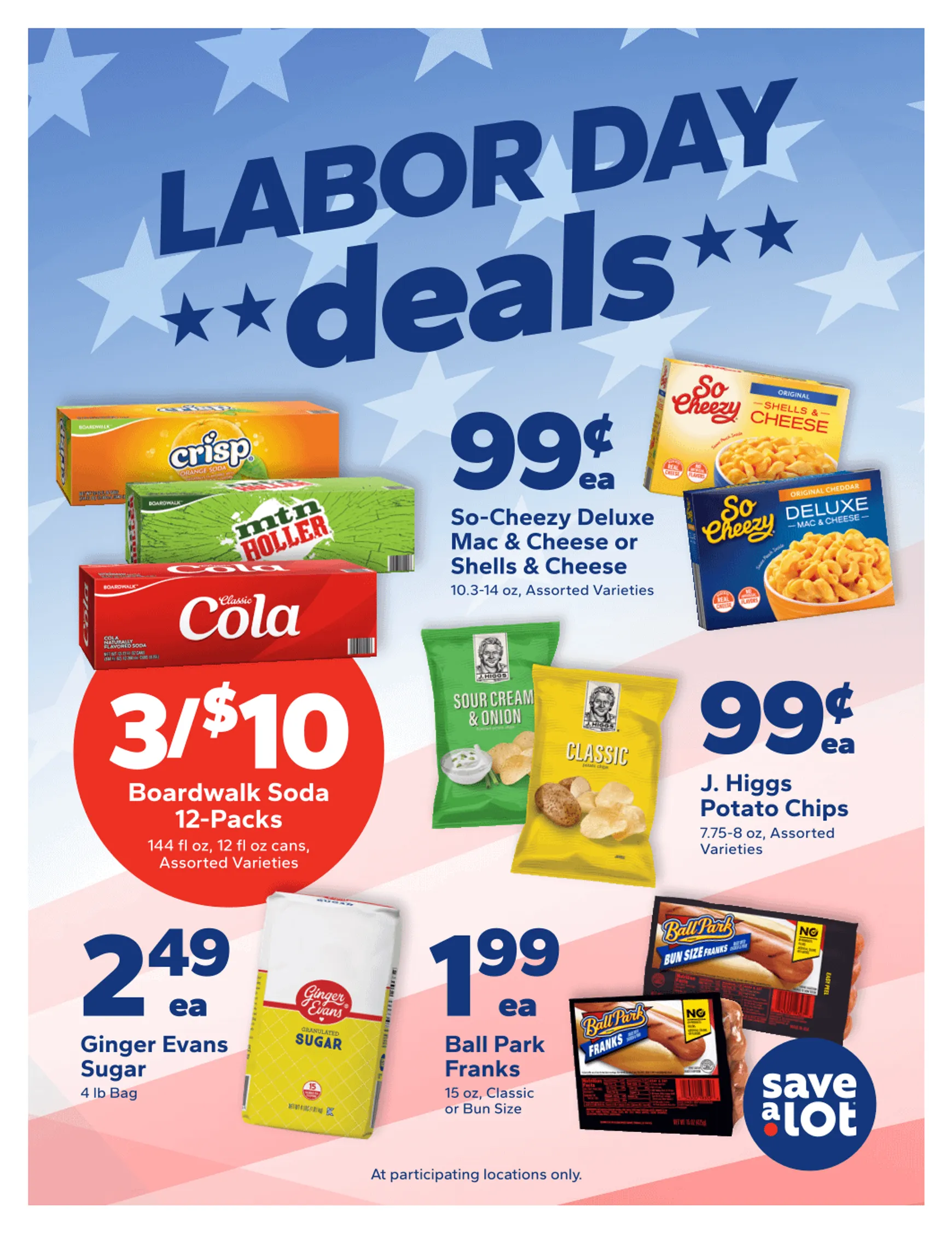Weekly ad Current Save a Lot - Labor Day leaflet valid from Thursday 09/03/2026 to Wednesday 09/09/2026 from September 3 to September 9 2026 - Page 1