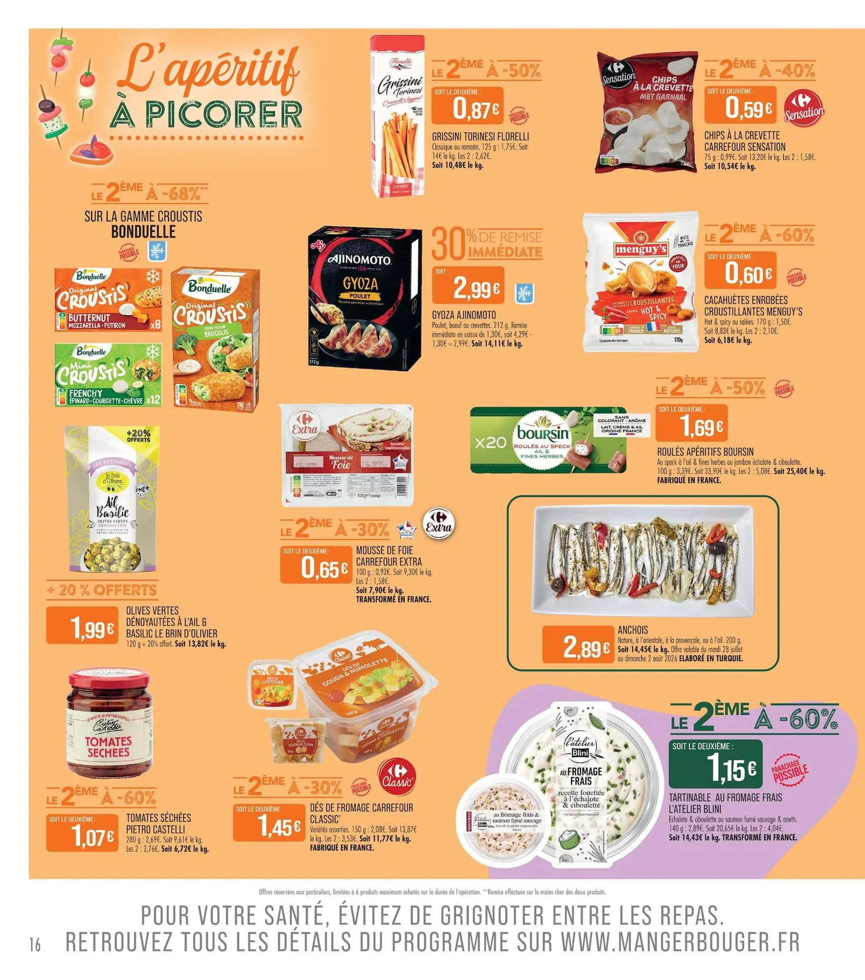 Flyer Match pour la semaine prochaine du du mardi 28/07/2026 au du dimanche 09/08/2026 du 28 juillet au 9 août 2026 - Catalogue page 16