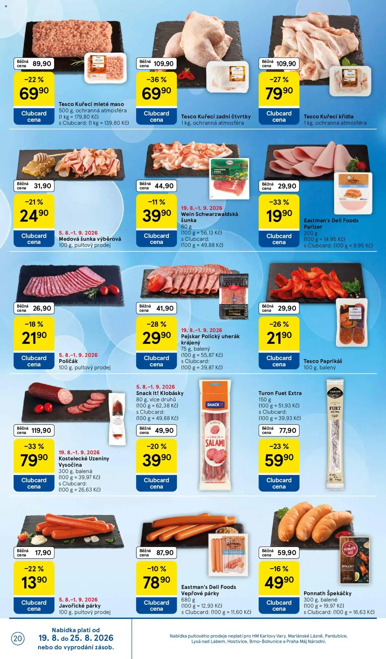 Tesco leták na tento + příští týden 19.08.2026 - 19. srpna 25. srpna 2026 - Page 20