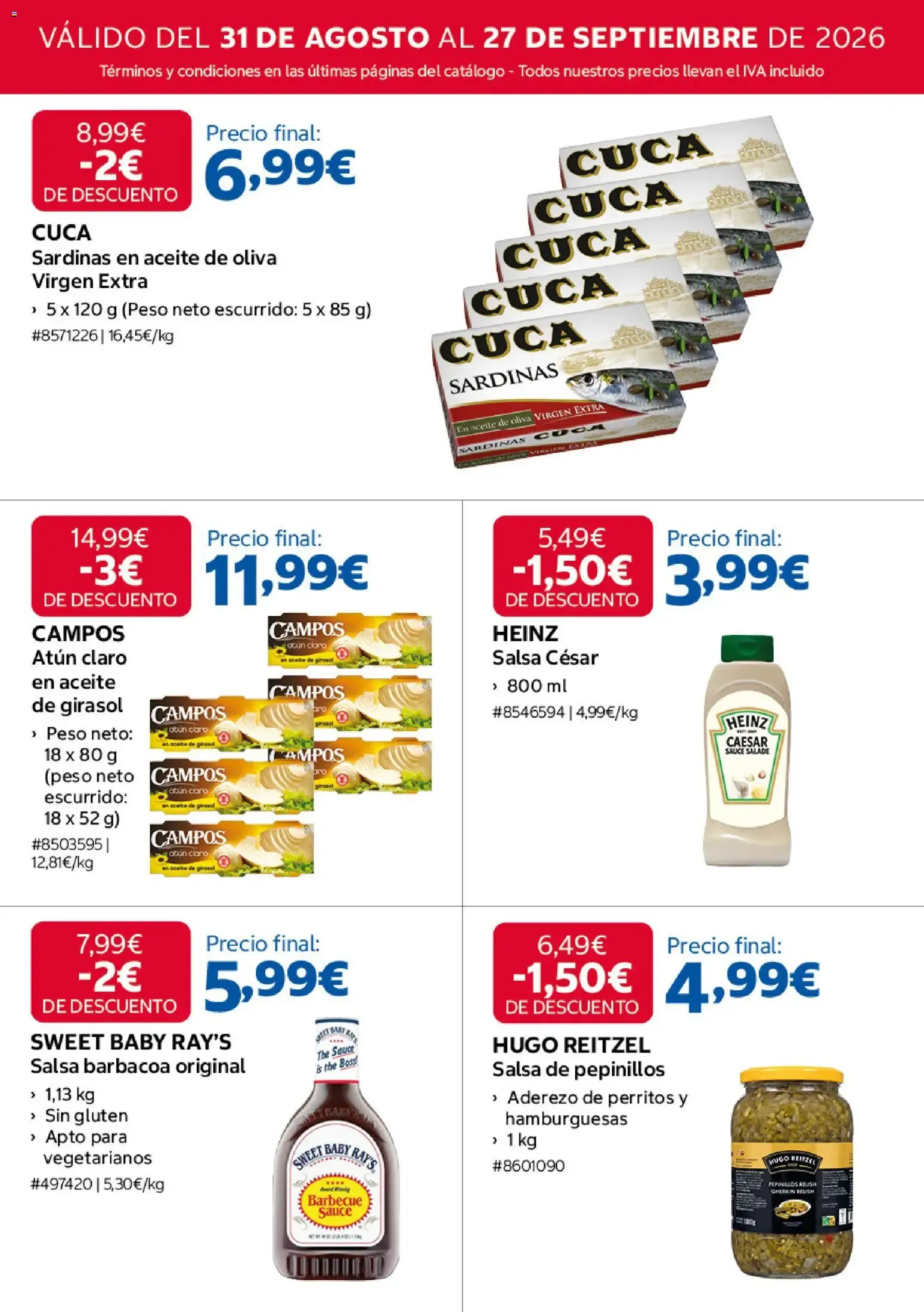 Catálogo de Costco Wholesale: Más de 1000€ en Ahorros para Socios 31 de agosto al 27 de septiembre 2026 - Página 15
