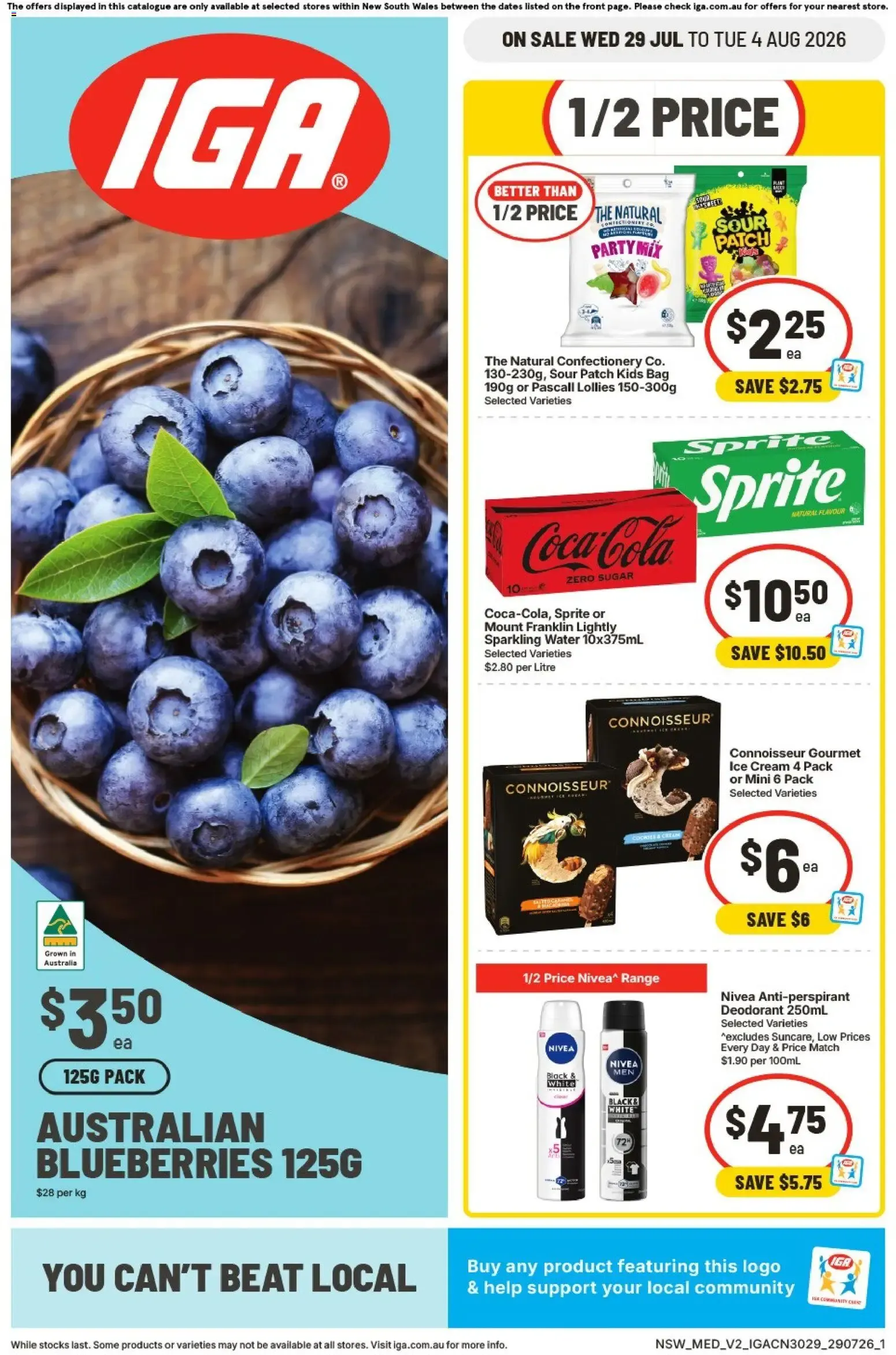 IGA catalogue valid from 29/07/2026 > Online Australia - Catalogue valid from 29 July to 4 August 2026 - page 1