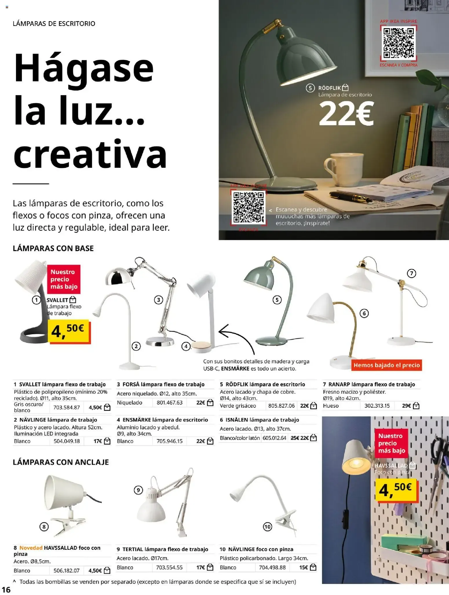Catálogo de IKEA - Guía de Compra Iluminación y Sonido para tu Hogar 29 de septiembre al 31 de enero 2027 - Página 16