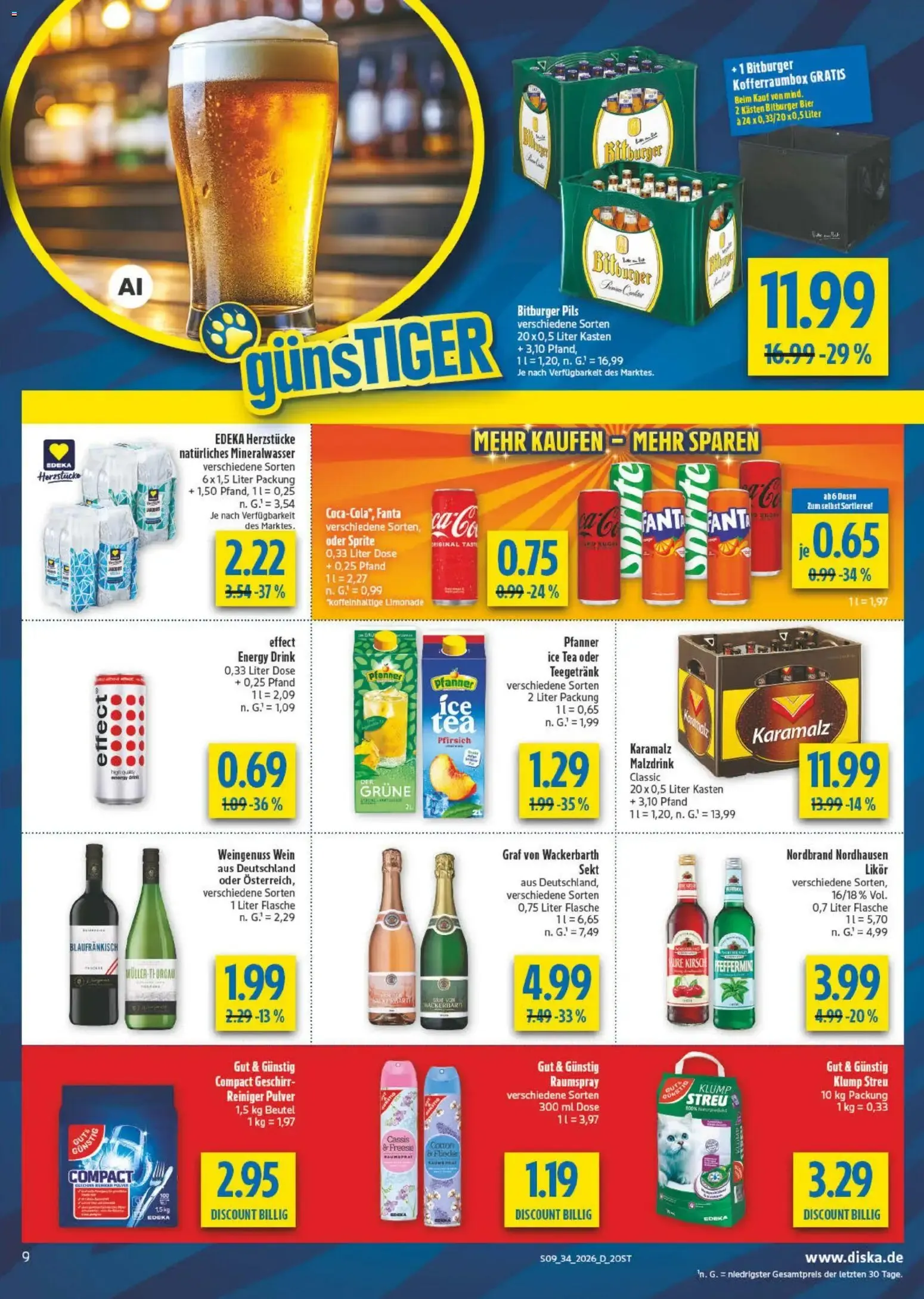 Diska Prospekt (ab 17.08.2026) zum Blättern von 17. August bis 22. August 2026 - Prospekt seite 9