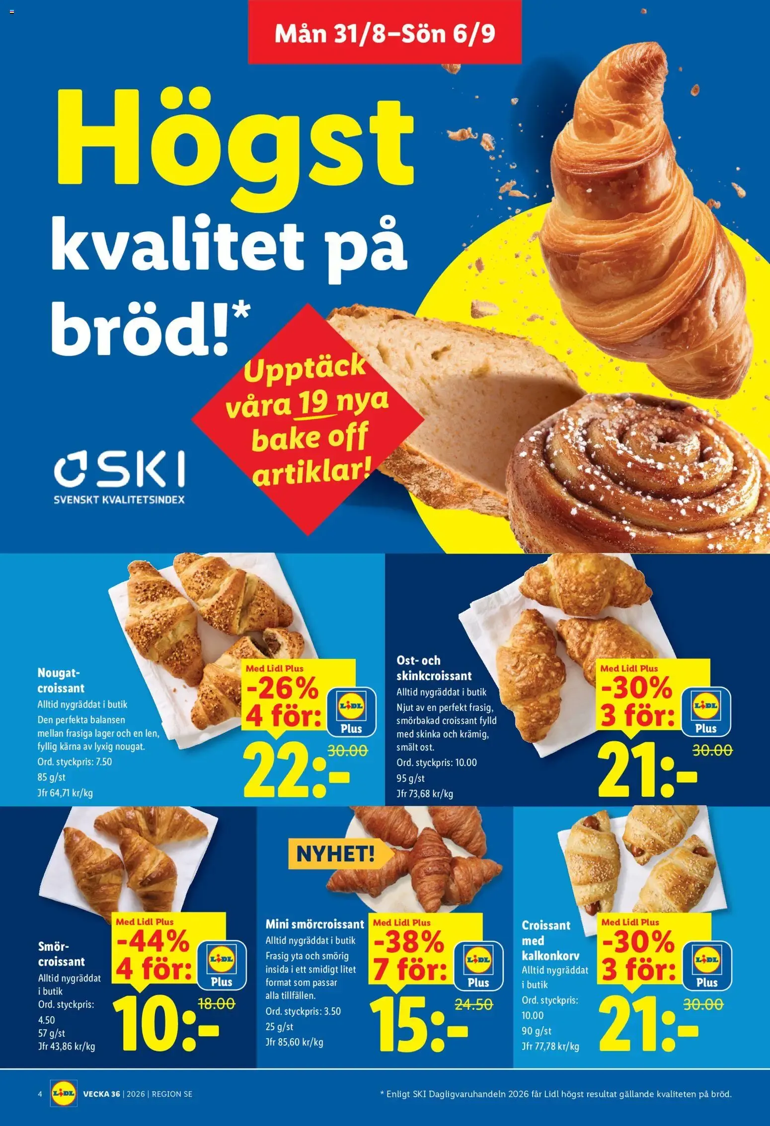 Lidl: Kvalitet till röda priser. Det lönar sig. från 31 augusti till 6 september 2026 - Reklamblad sidor 4