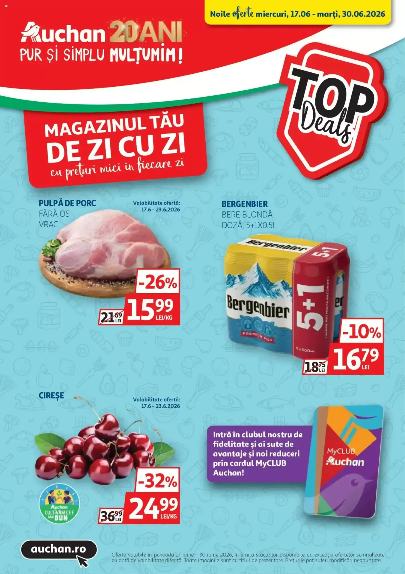 Auchan: 20 Aniversario y Ofertas Diarias