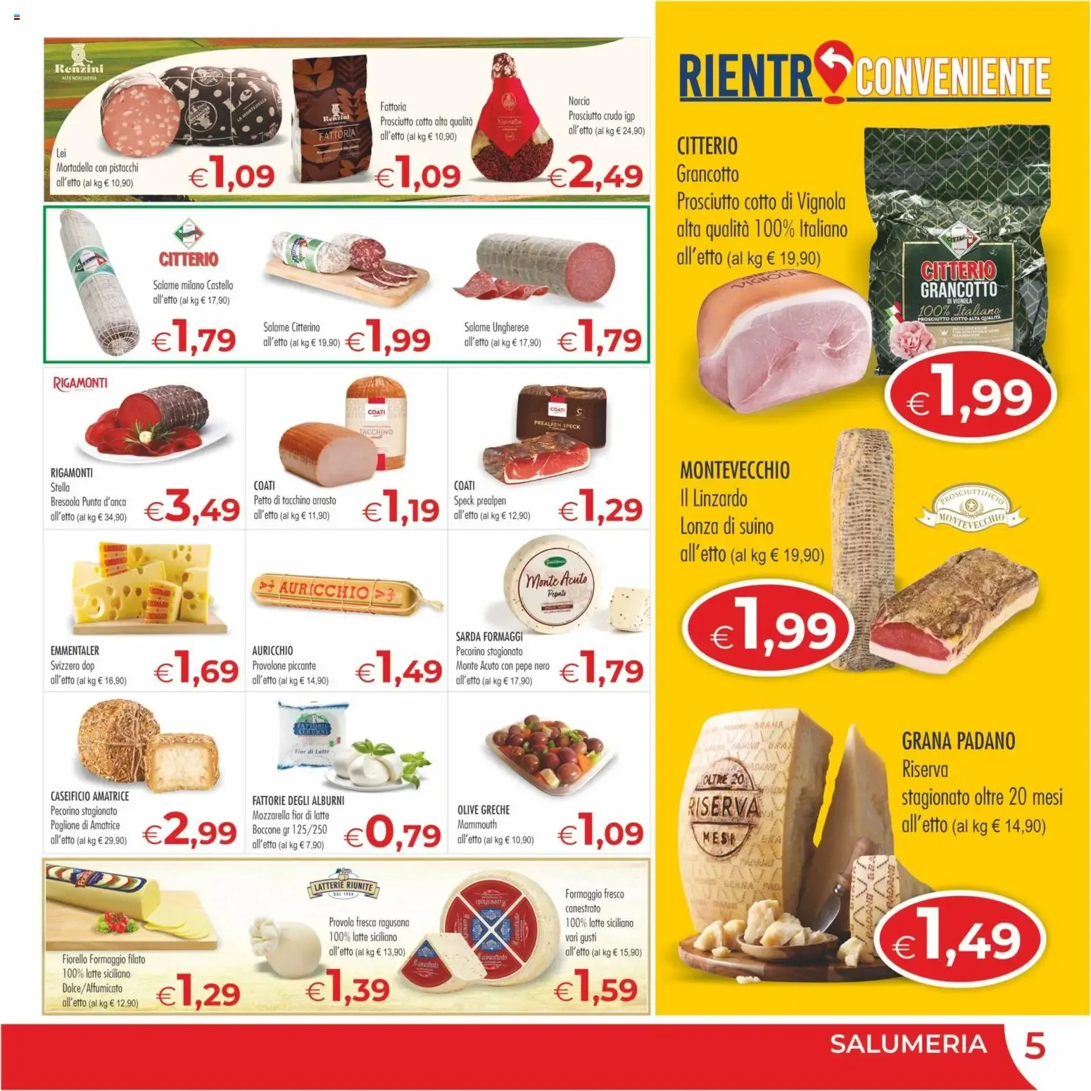 MerSi Supermercati - Rientro Conveniente - Offerte dal 26/08/2026 al 08/09/2026 da 26 agosto a 8 settembre di 2026 - Pagina del volantino 5