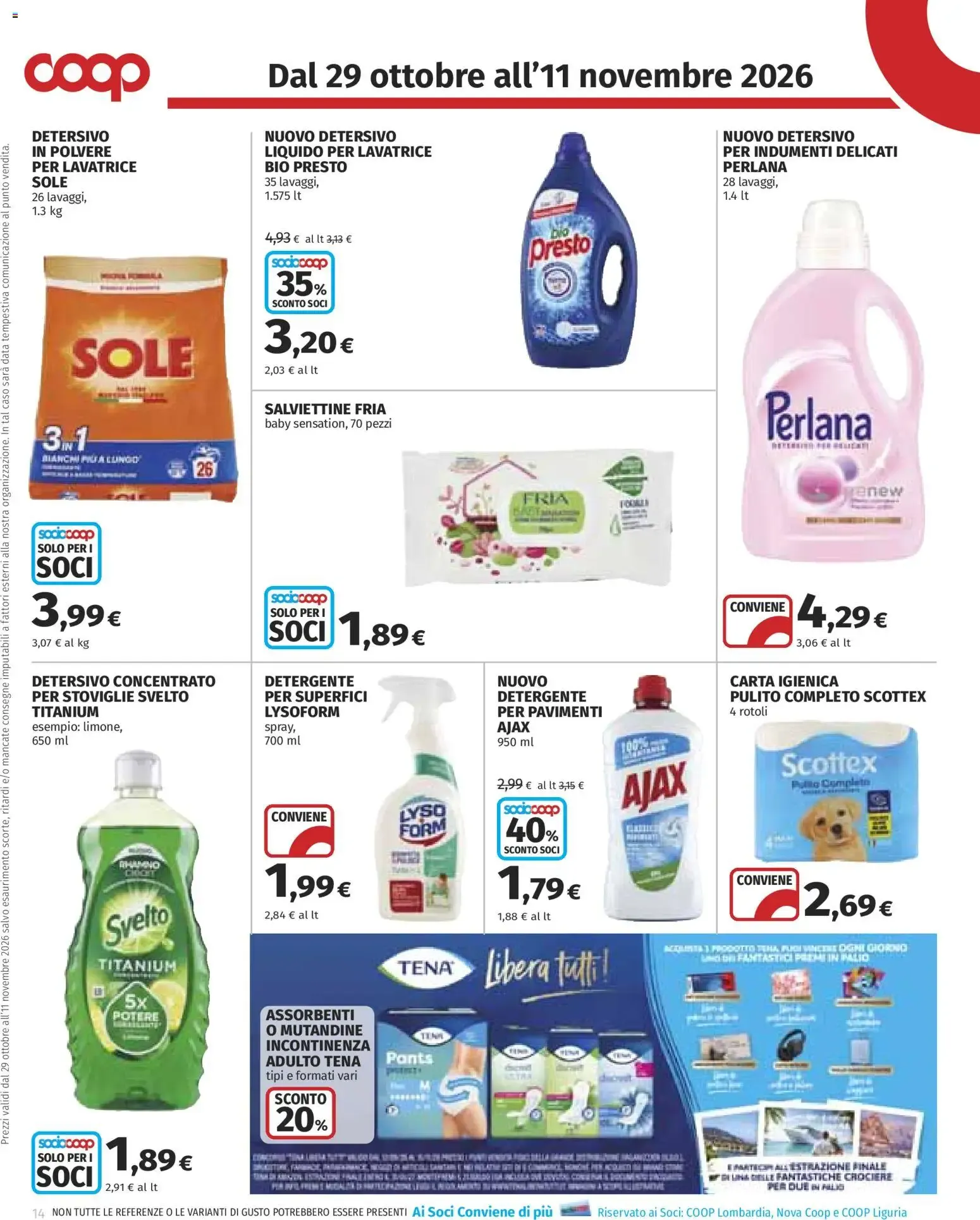 Volantino COOP Anteprima dal 29/10/2026 > NUOVO Promozioni da 29 ottobre a 11 novembre di 2026 - Pagina del volantino 14