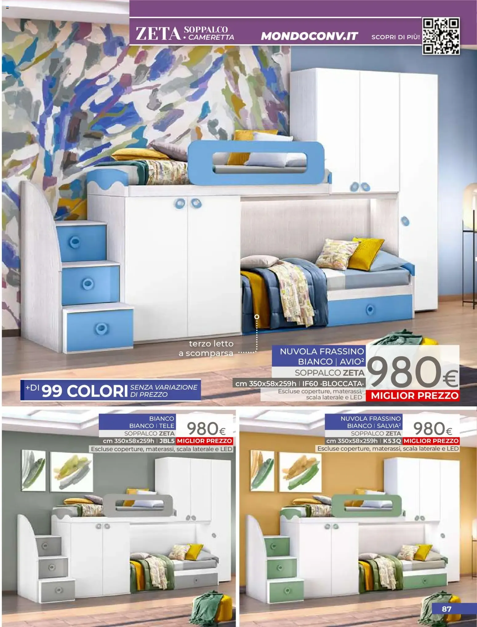 Mondo Convenienza Volantino dal 01/07/2026 > Catalogo da 1 luglio a 31 agosto di 2026 - Pagina del volantino 89