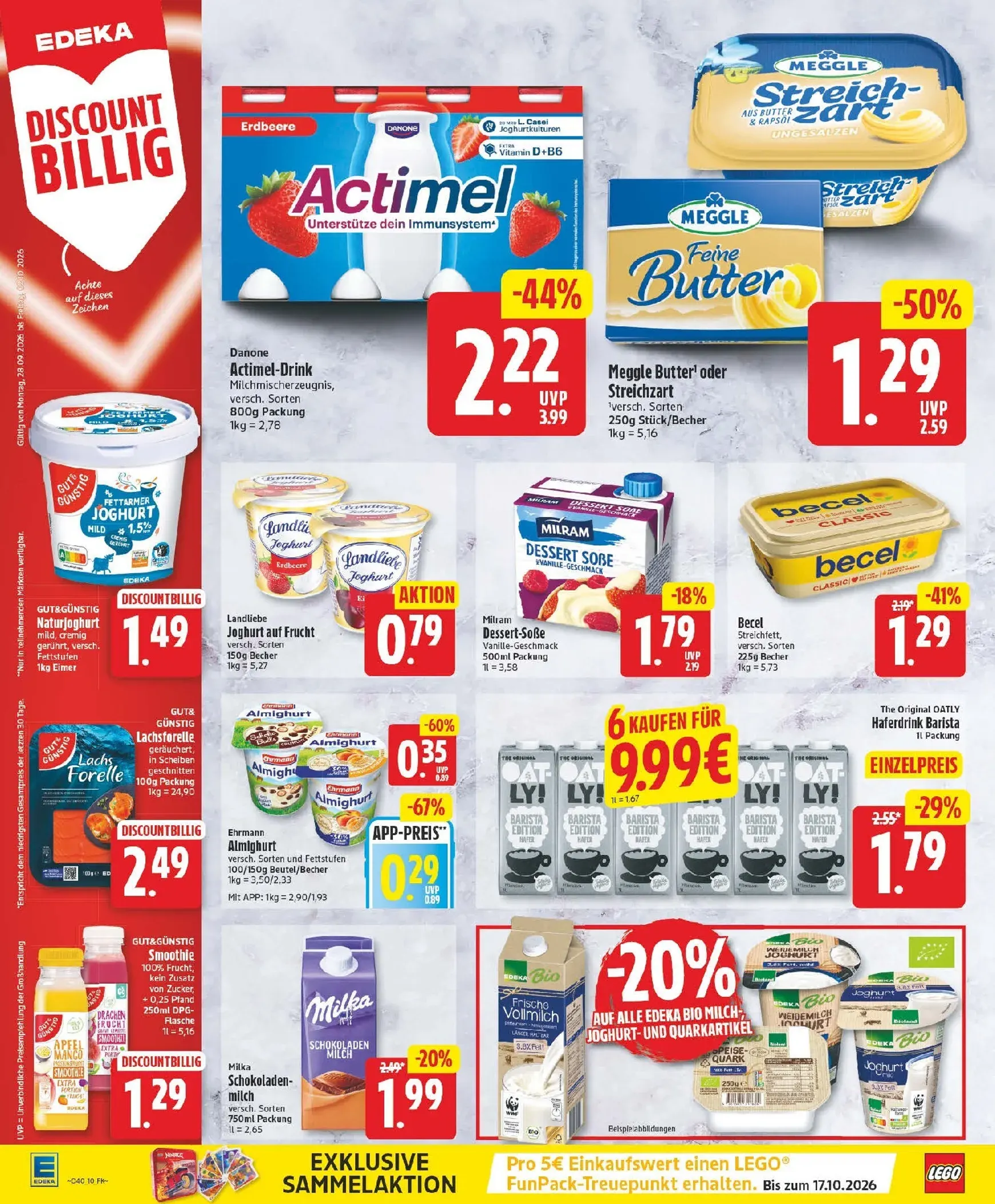 Edeka Prospekt – von Montag 28.09.2026 bis Freitag 02.10.2026 von 28. September bis 2. Oktober 2026 - Prospekt seite 10