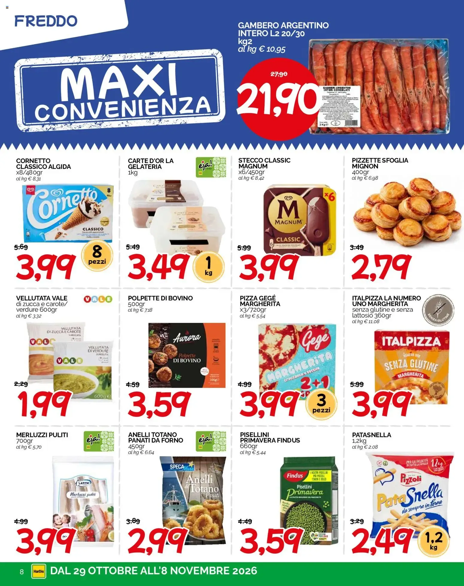 HarDis volantino dal 29/10/2026 - online Offerte da 29 ottobre a 8 novembre di 2026 - Pagina del volantino 8