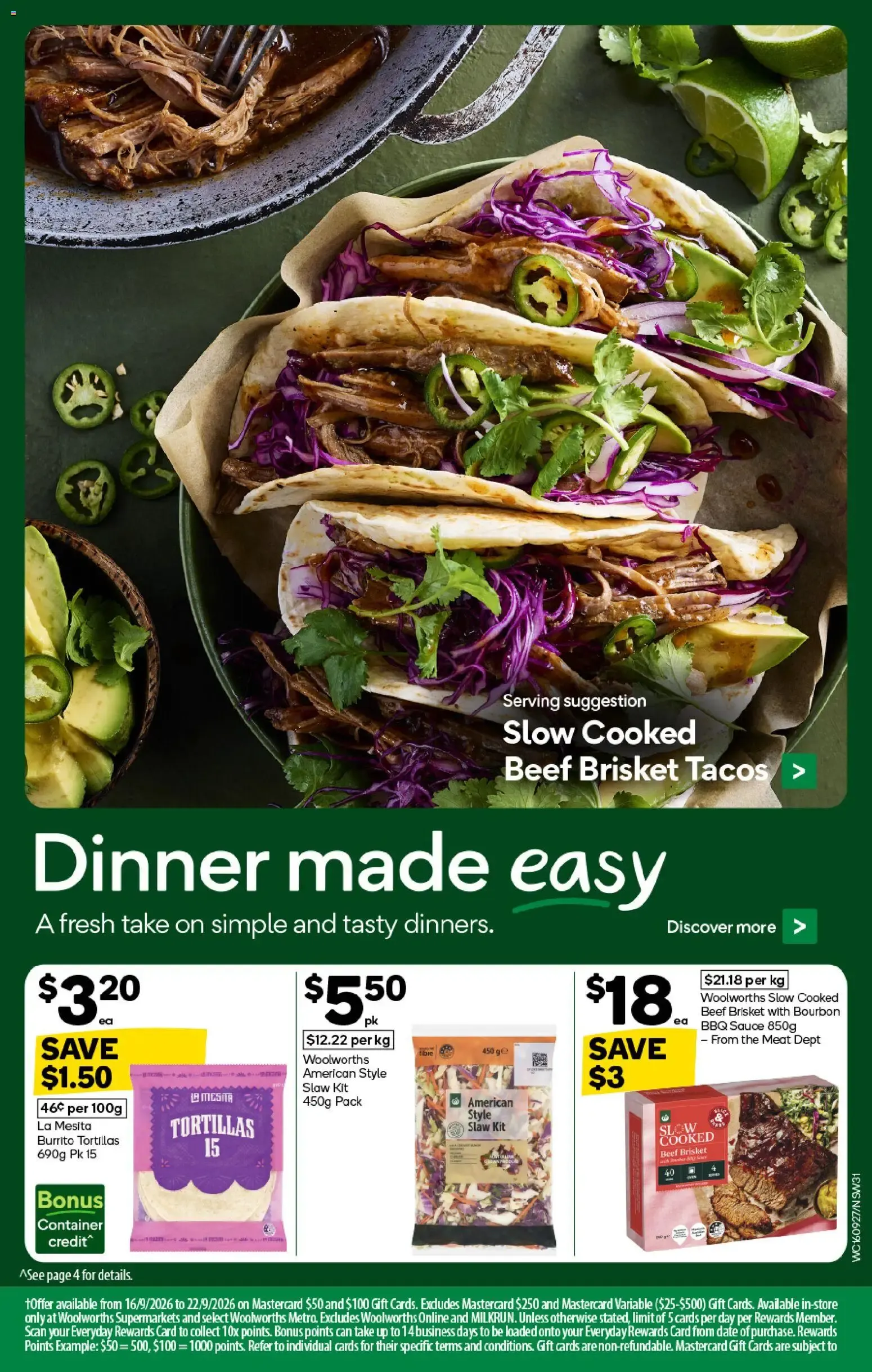 Woolworths - The fresh food people - Catalogue valid from 16 September to 22 September 2026 - page 29