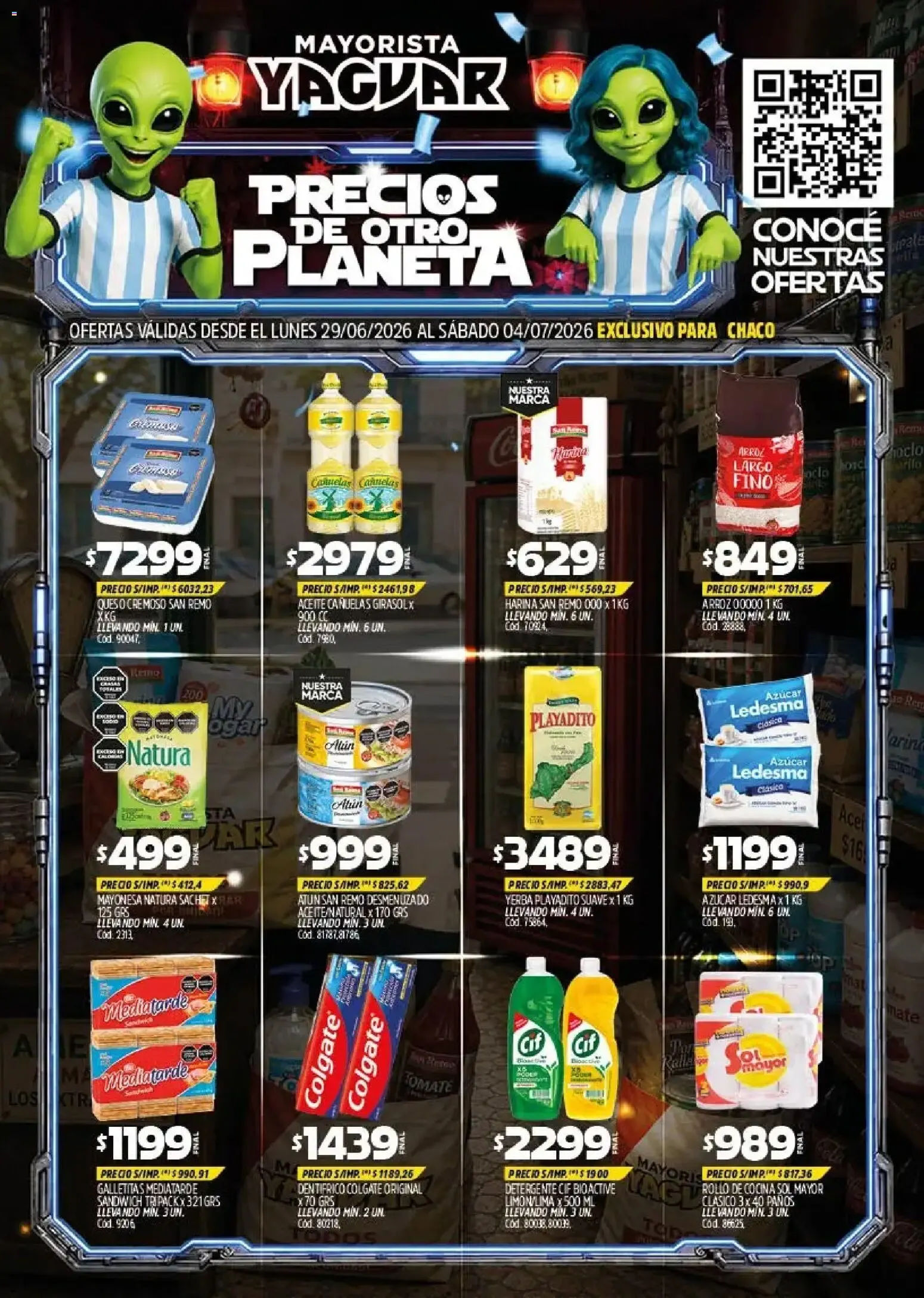 Ofertas de Yaguar - Oferta Semanal Chaco del 29/06/2026 - 04/07/2026 29 de junio al 4 de julio 2026 - Página 1 del catálogo