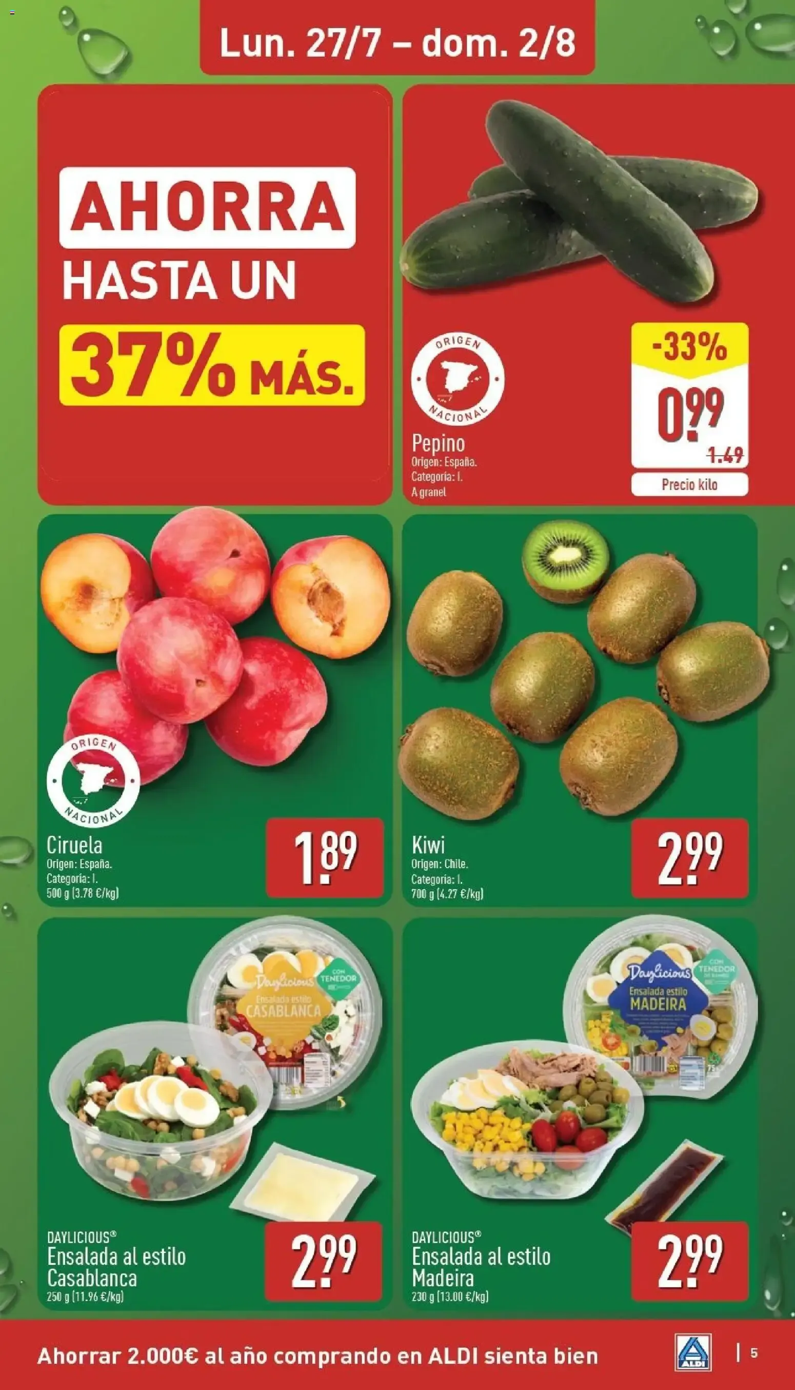 Catálogo de Aldi Frescura a Precios 27 de julio al 2 de agosto 2026 - Página 5