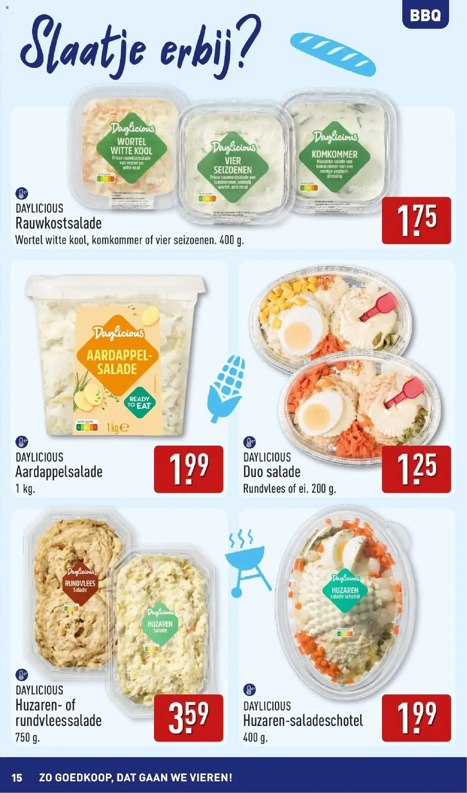 ALDI: ¡Tan barato que vamos a celebrarlo! Inspiración veraniega para BBQ. van 17 augustus tot 23 augustus 2026 - Folder pagina 15