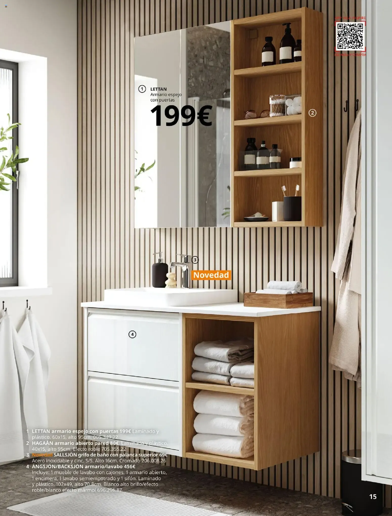 Catálogo de GUÍA DE COMPRA Muebles para el baño 1 de septiembre al 31 de enero 2027 - Página 15