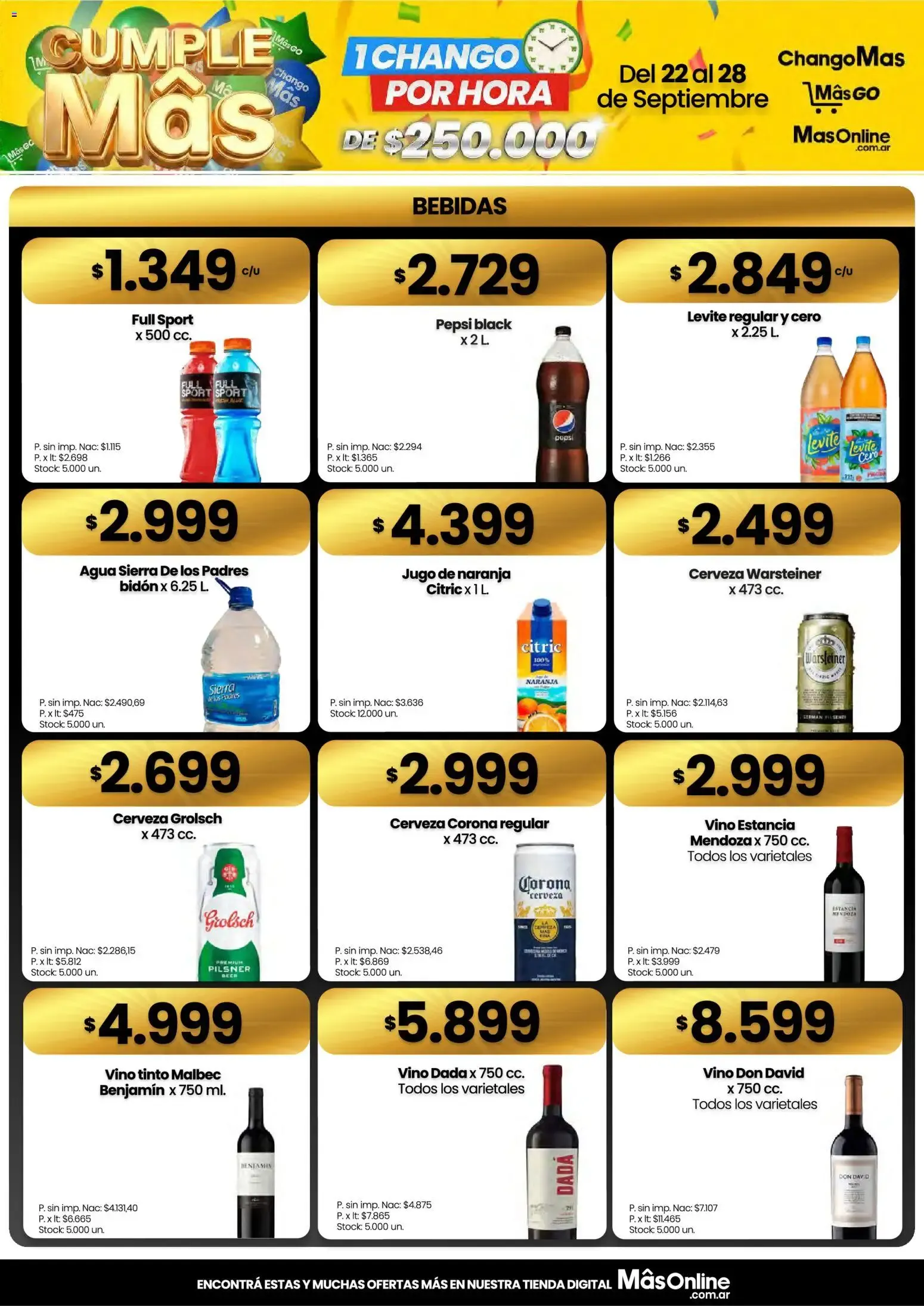 Ofertas de CUMPLE Más 22 de septiembre al 28 de septiembre 2026 - Página 7 del catálogo