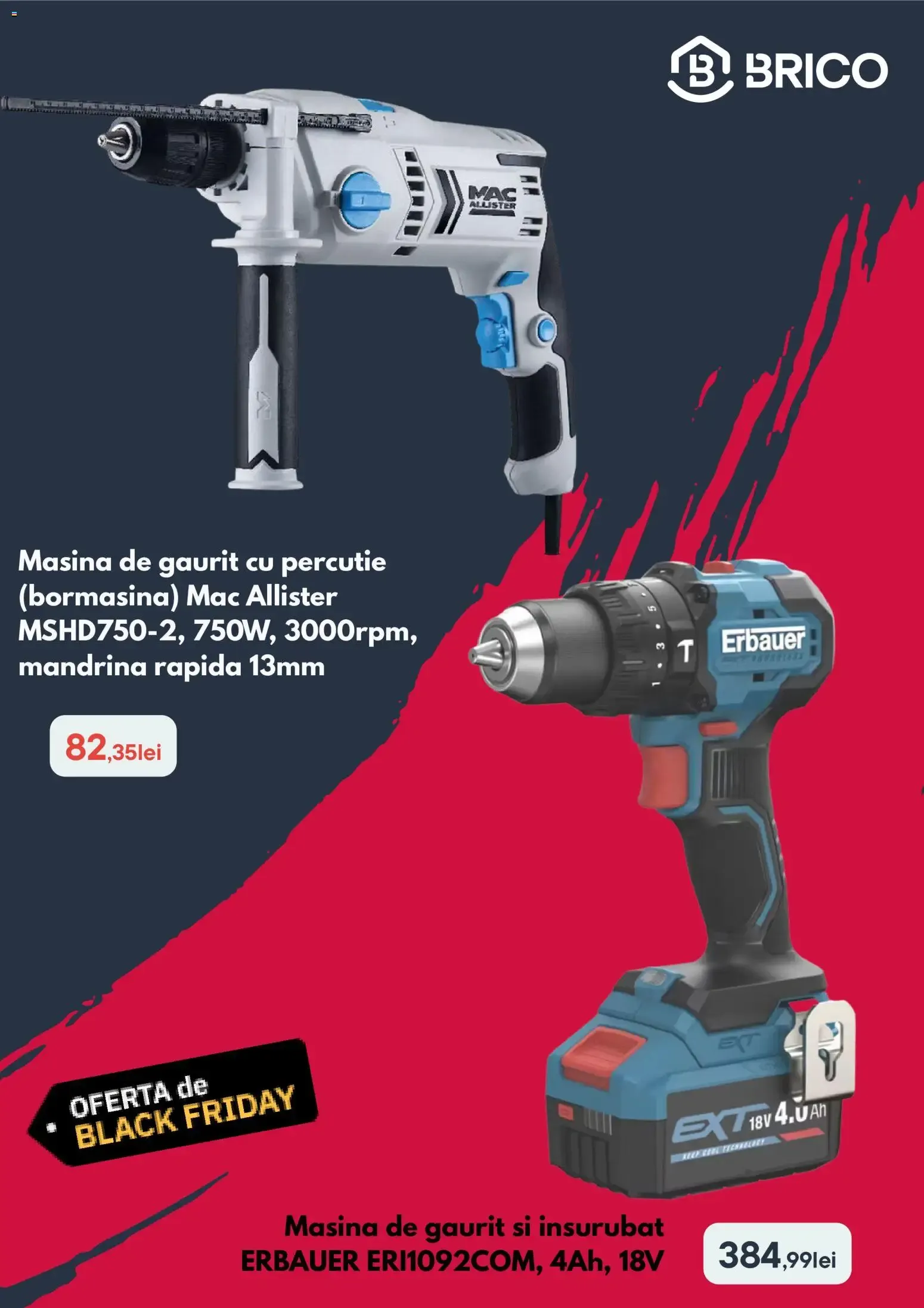 Catalog Brico BLACK FRIDAY de la 29 octombrie până la 18 noiembrie 2026 - Revista Pagina 2