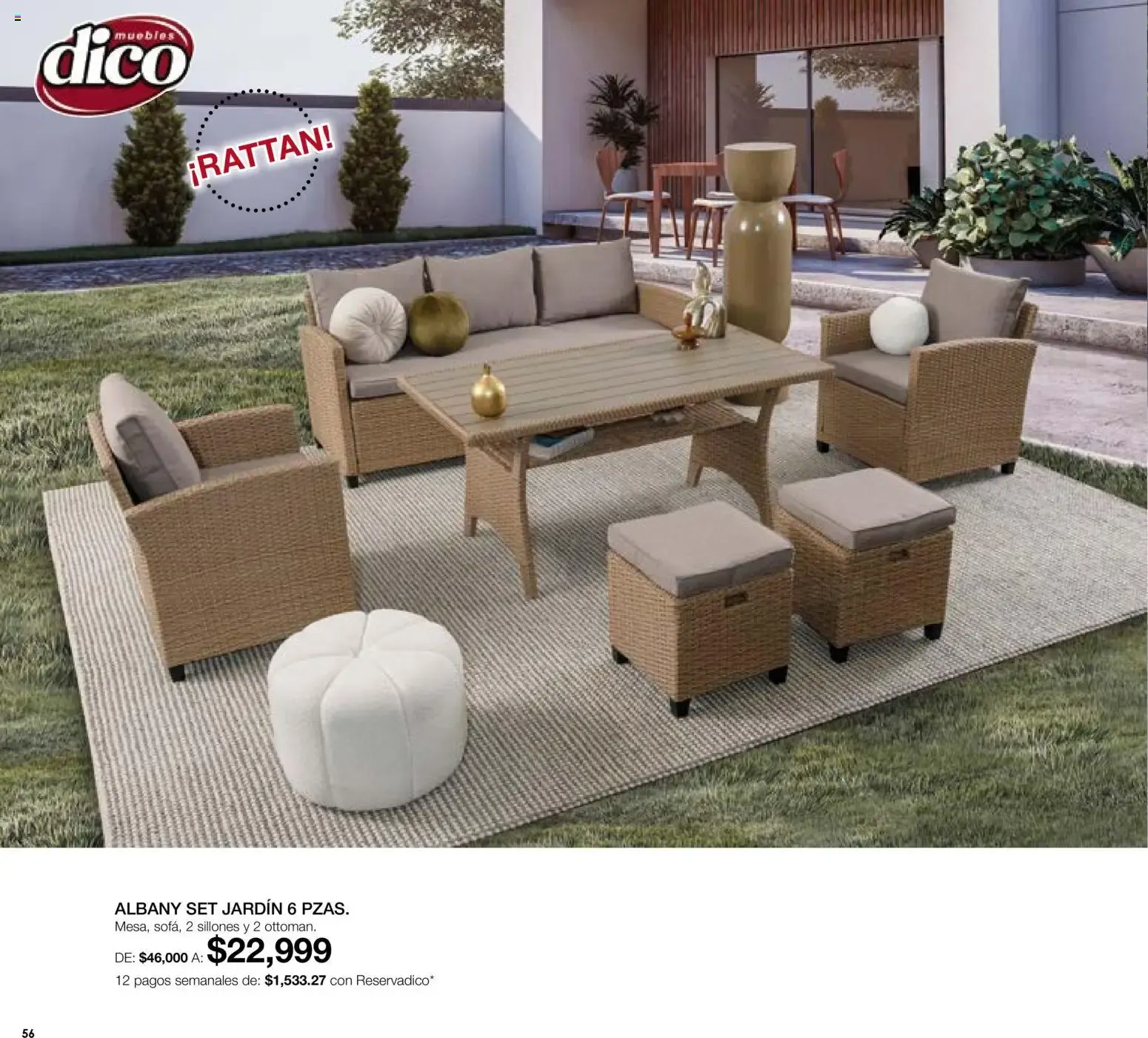 Catálogo de Dico Muebles - Medio Año Medio Precio 1 de agosto al 31 de agosto 2026 - Pagina 56