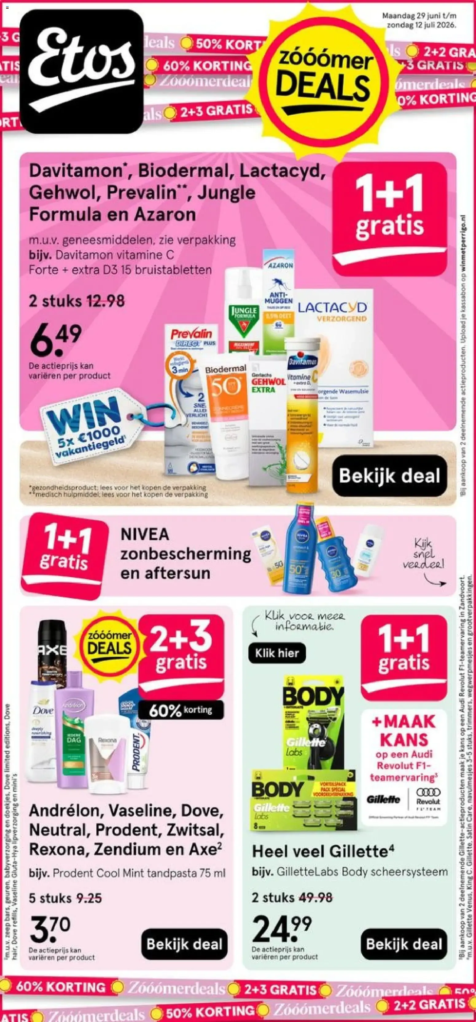 Etos folder vanaf 29-06-2026 -- deze week (aanbiedingen) van 29 juni tot 12 juli 2026 - Folder pagina 1