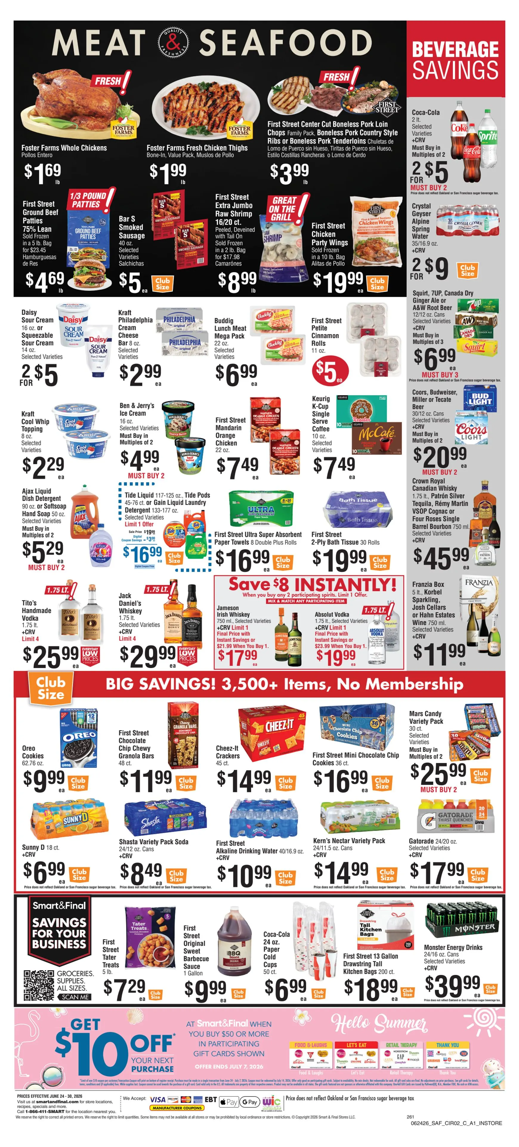 Weekly ad Current Smart & Final leaflet valid from Wednesday 06/24/2026 to Tuesday 06/30/2026 from June 24 to June 30 2026 - Page 3
