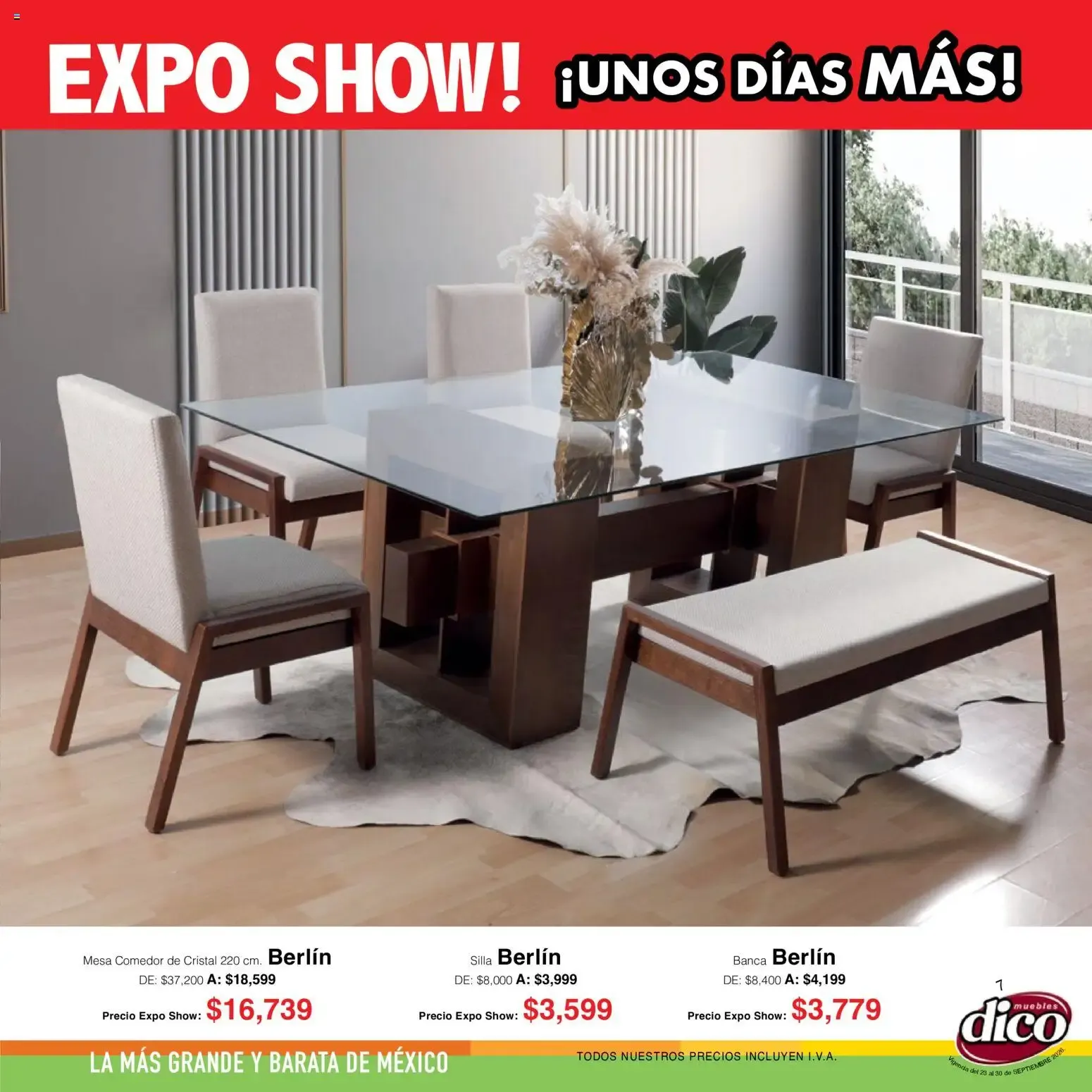 Catálogo de Muebles Dico catálogo Expo show (23/09/2026 - 30/09/2026) - catálogo en línea 23 de septiembre al 30 de septiembre 2026 - Pagina 7