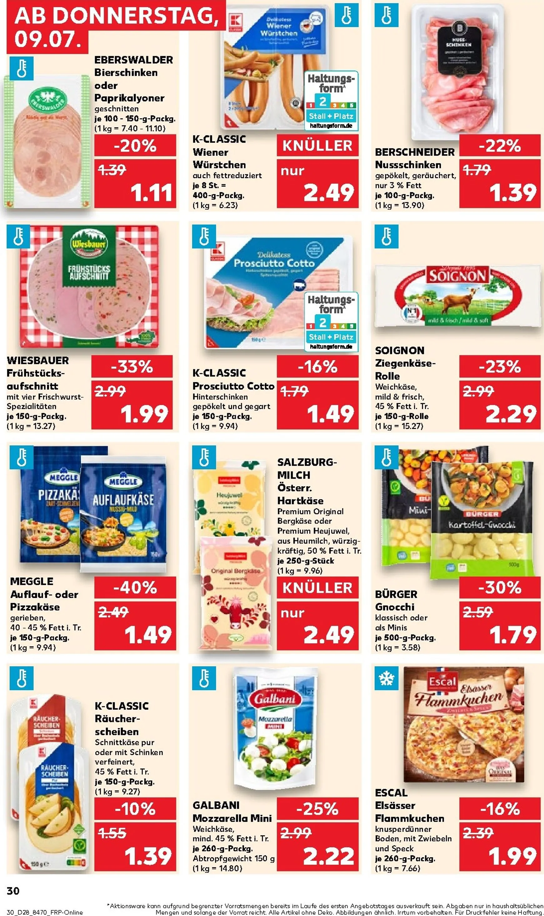 Kaufland Prospekt nächste Woche – von Donnerstag 09.07.2026 bis Mittwoch 15.07.2026 von 9. Juli bis 15. Juli 2026 - Prospekt seite 30