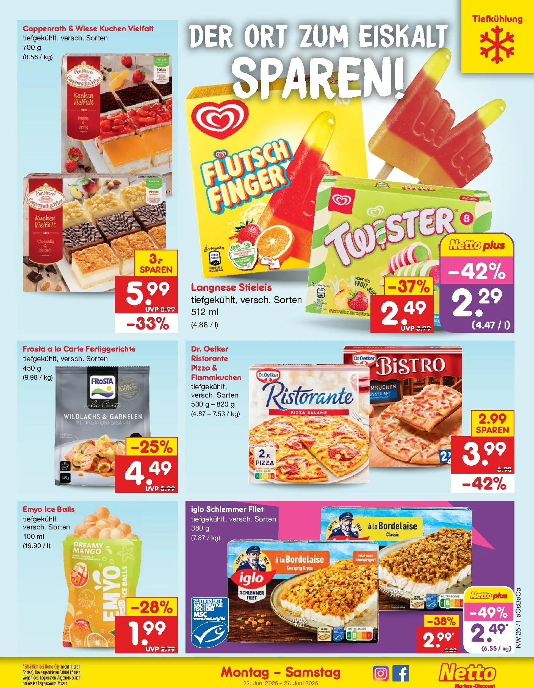 Netto Marken Discount Prospekt – von Montag 22.06.2026 bis Samstag 27.06.2026 von 22. Juni bis 27. Juni 2026 - Prospekt seite 16