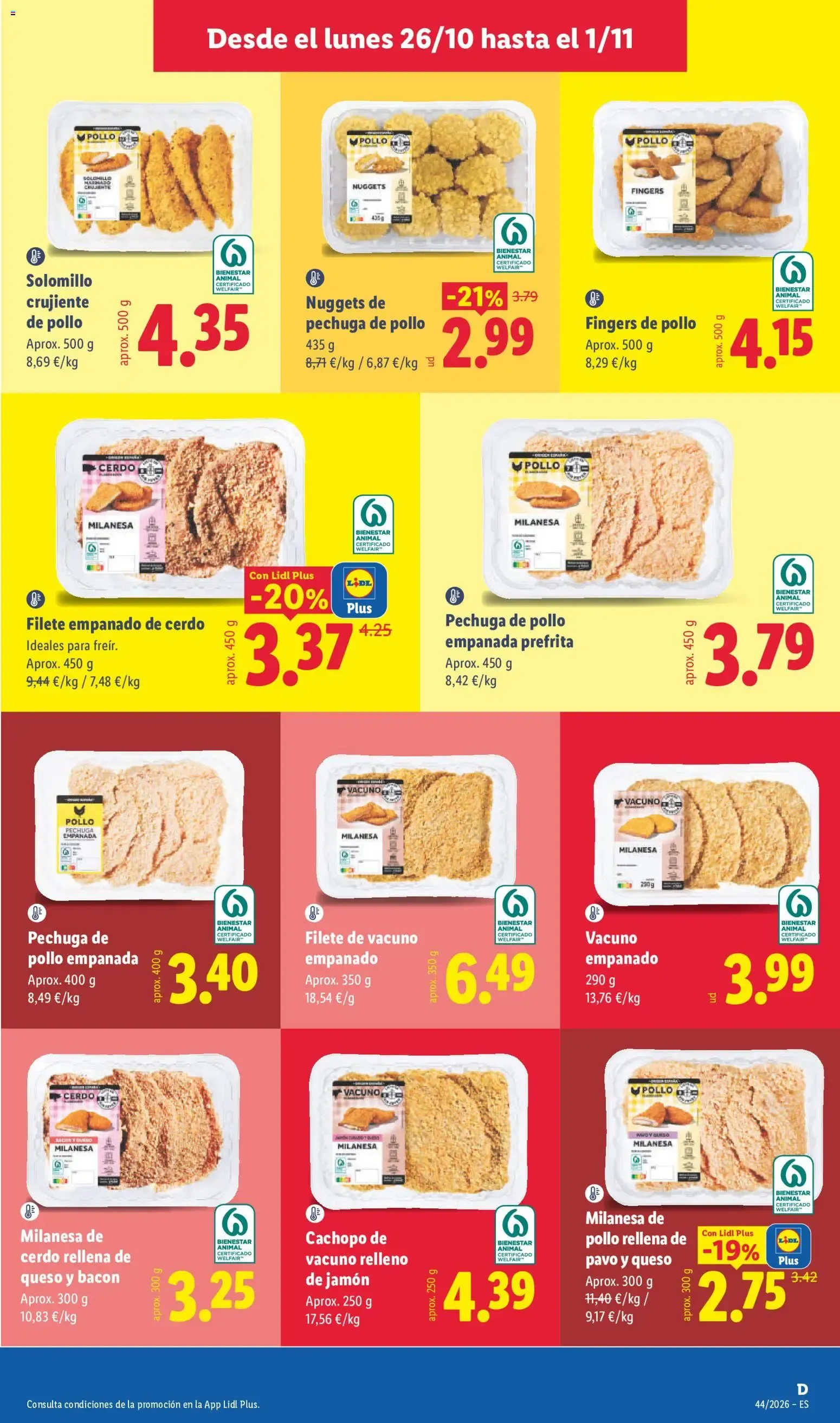 Catálogo de Lidl folleto del 26/10/2026 | Ofertas 26 de octubre al 1 de noviembre 2026 - Página 11