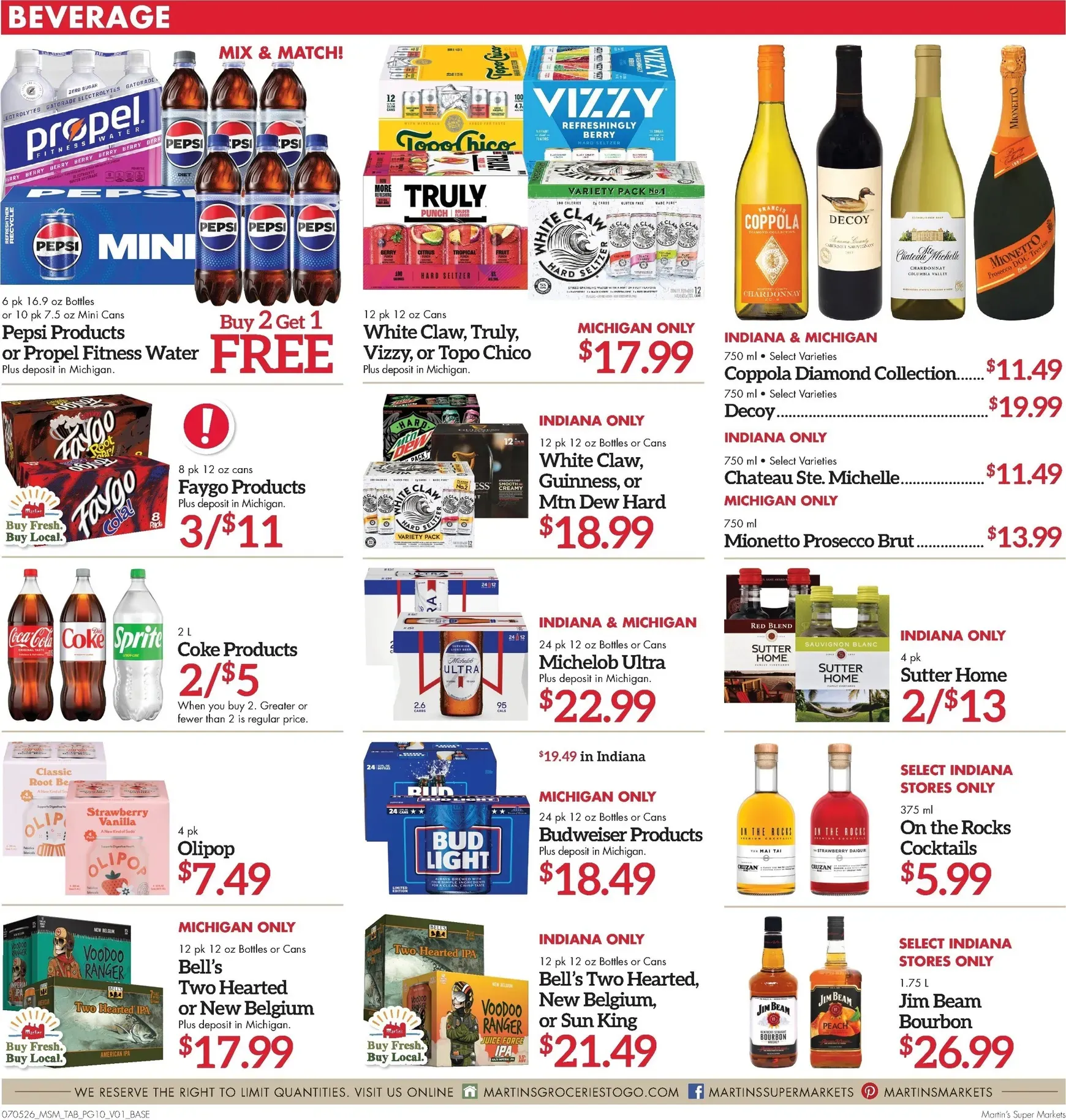 Weekly ad Current Martin's Super Markets leaflet valid from Sunday 07/05/2026 to Saturday 07/11/2026 from July 5 to July 11 2026 - Page 10