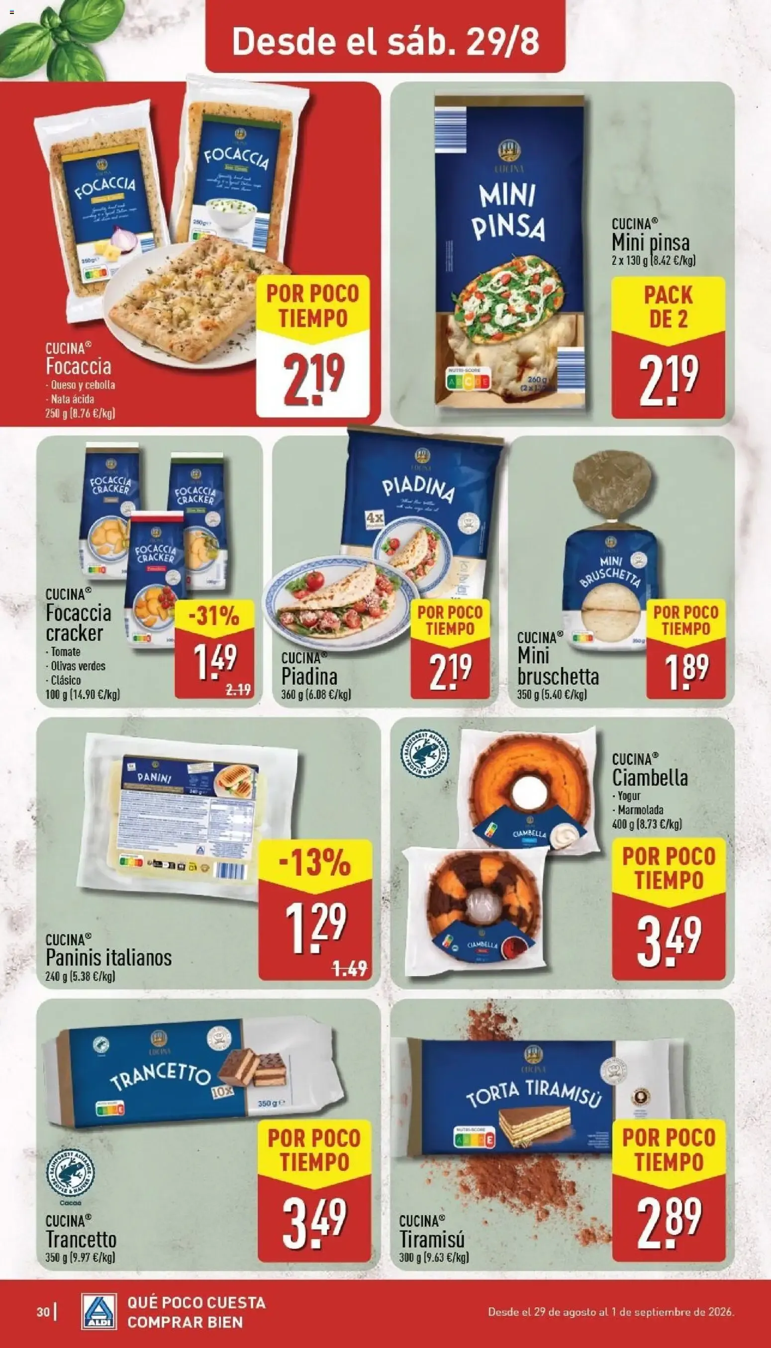 Catálogo de Aldi folleto Baleares del 24/08/2026 | Catálogo 24 de agosto al 30 de agosto 2026 - Página 30