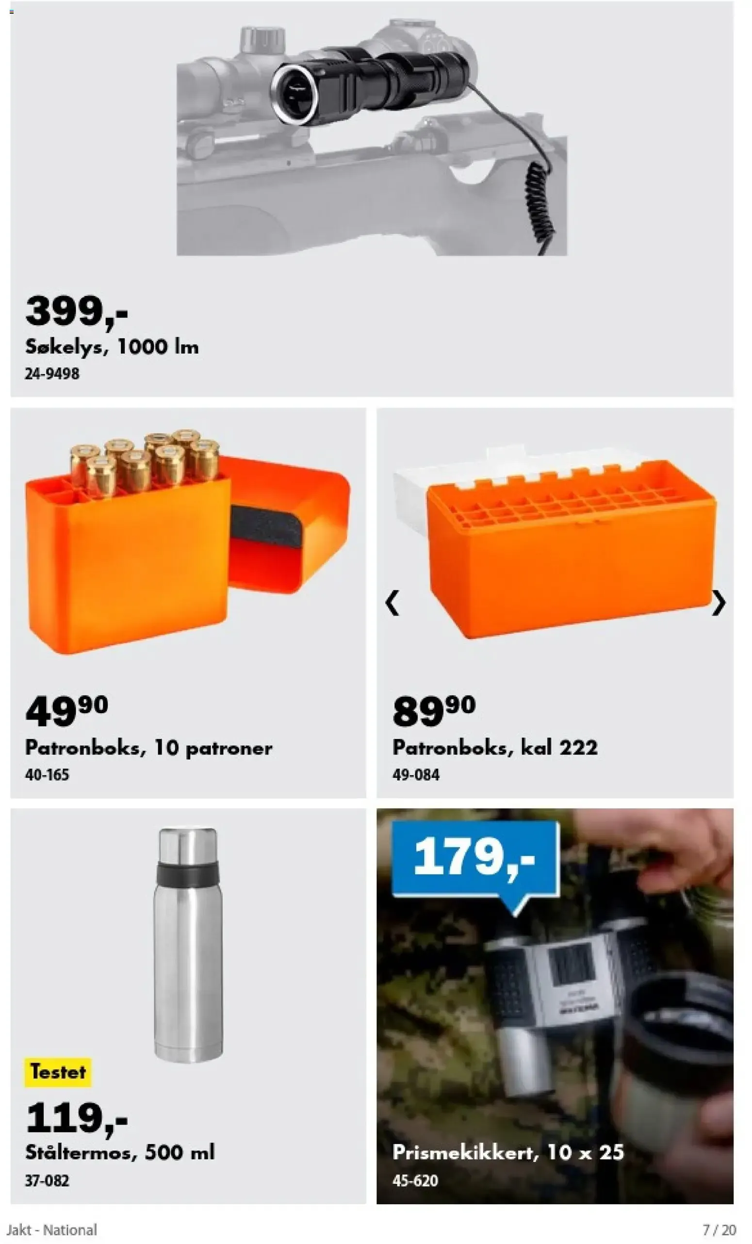 Biltema Jakt - National (17/08/2026 - 31/10/2026) - Kundeavis og tilbud fra 17. august til 31. oktober 2026 - kundeavisside 7
