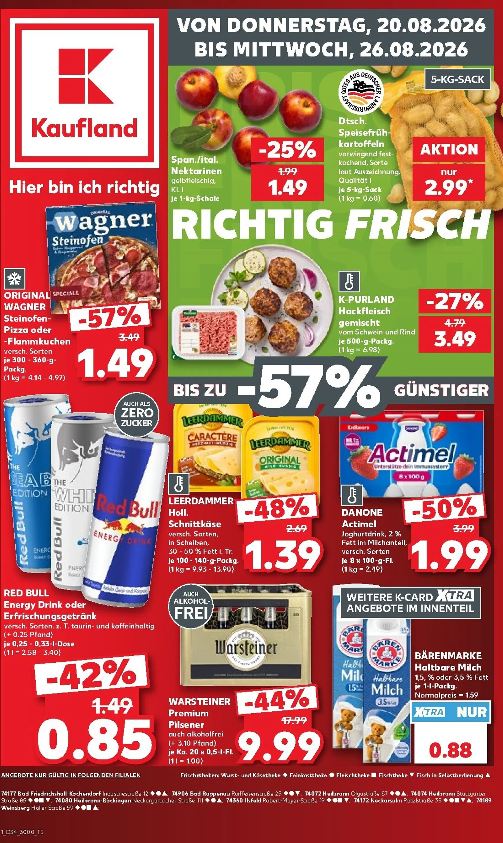 Kaufland Prospekt nächste Woche – von Donnerstag 20.08.2026 bis Mittwoch 26.08.2026