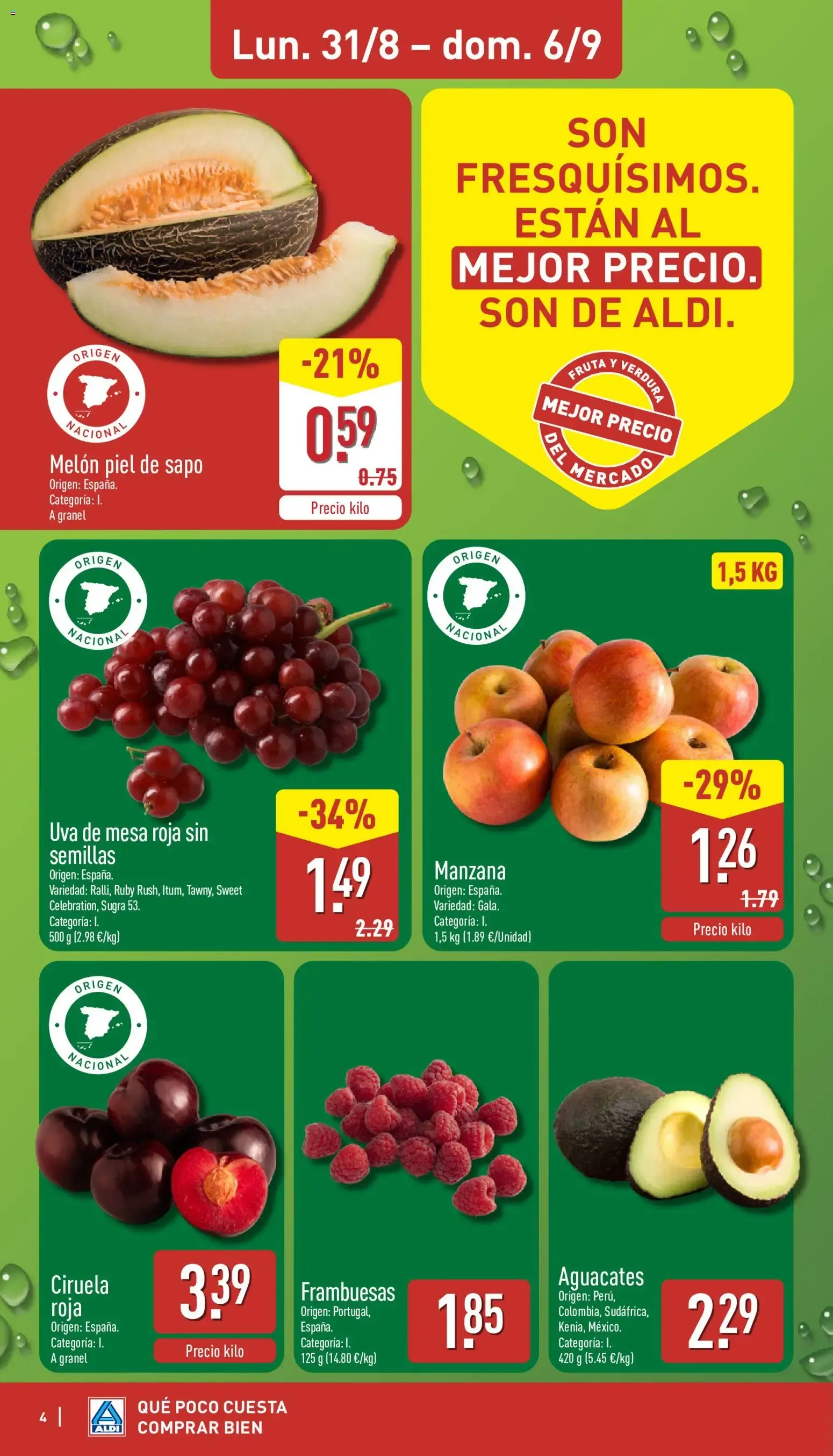 Catálogo de Aldi folleto Baleares del 31/08/2026 | Catálogo 31 de agosto al 6 de septiembre 2026 - Página 4